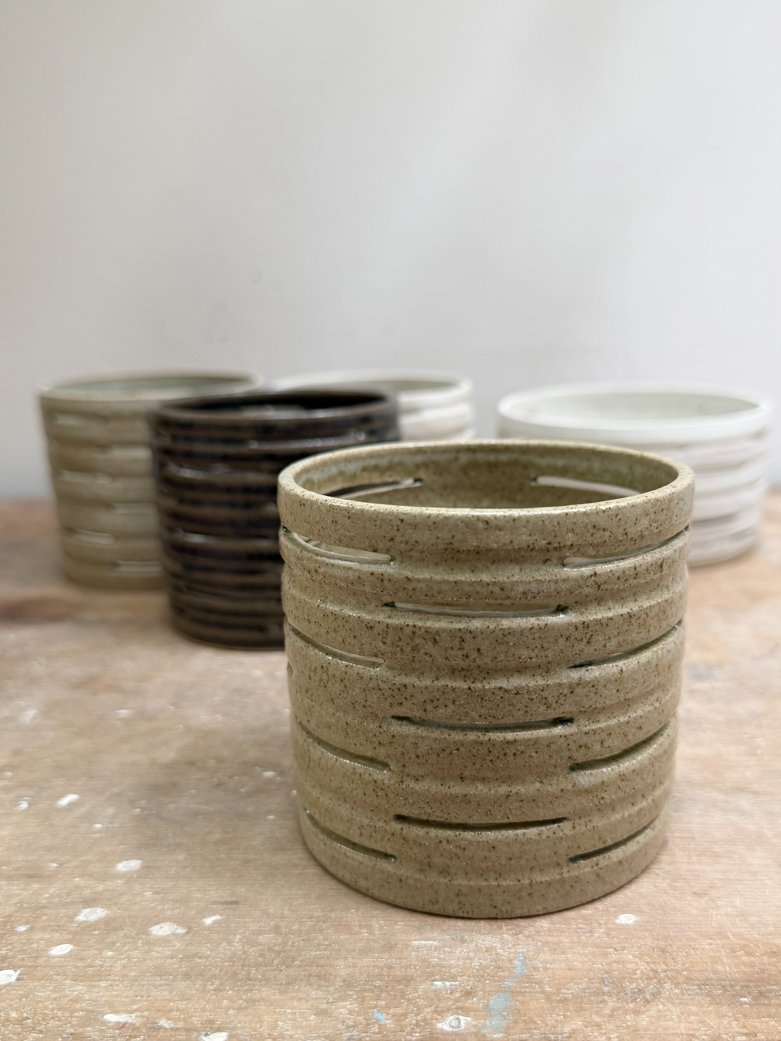 Hand Carved Tealight Holders