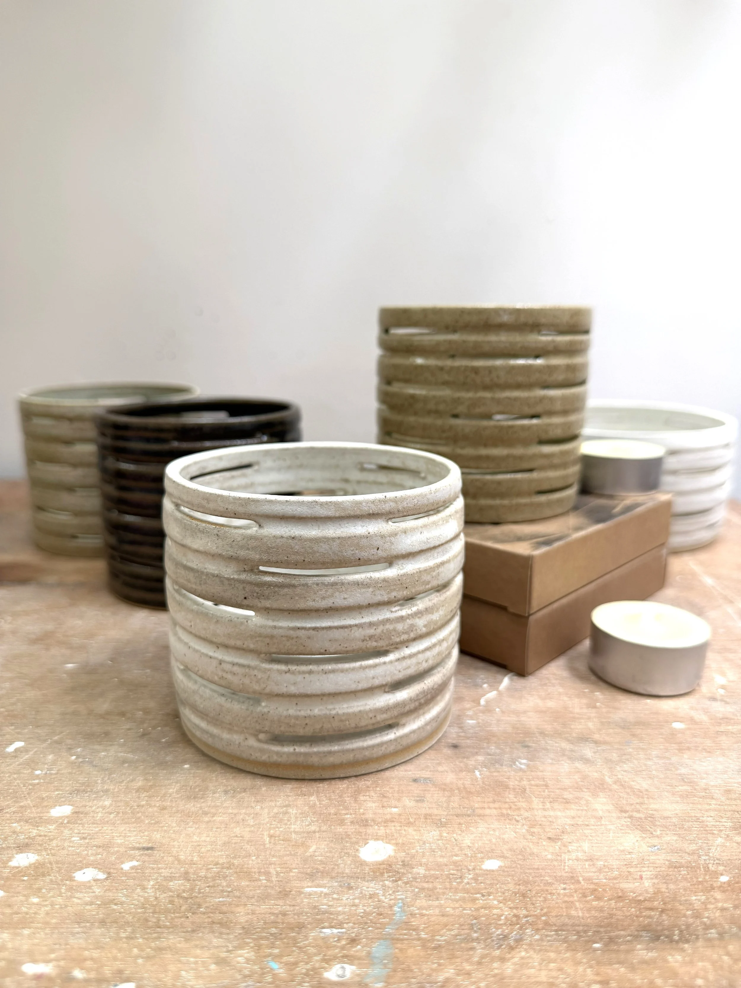 Tealight Holder & Scented Tealights