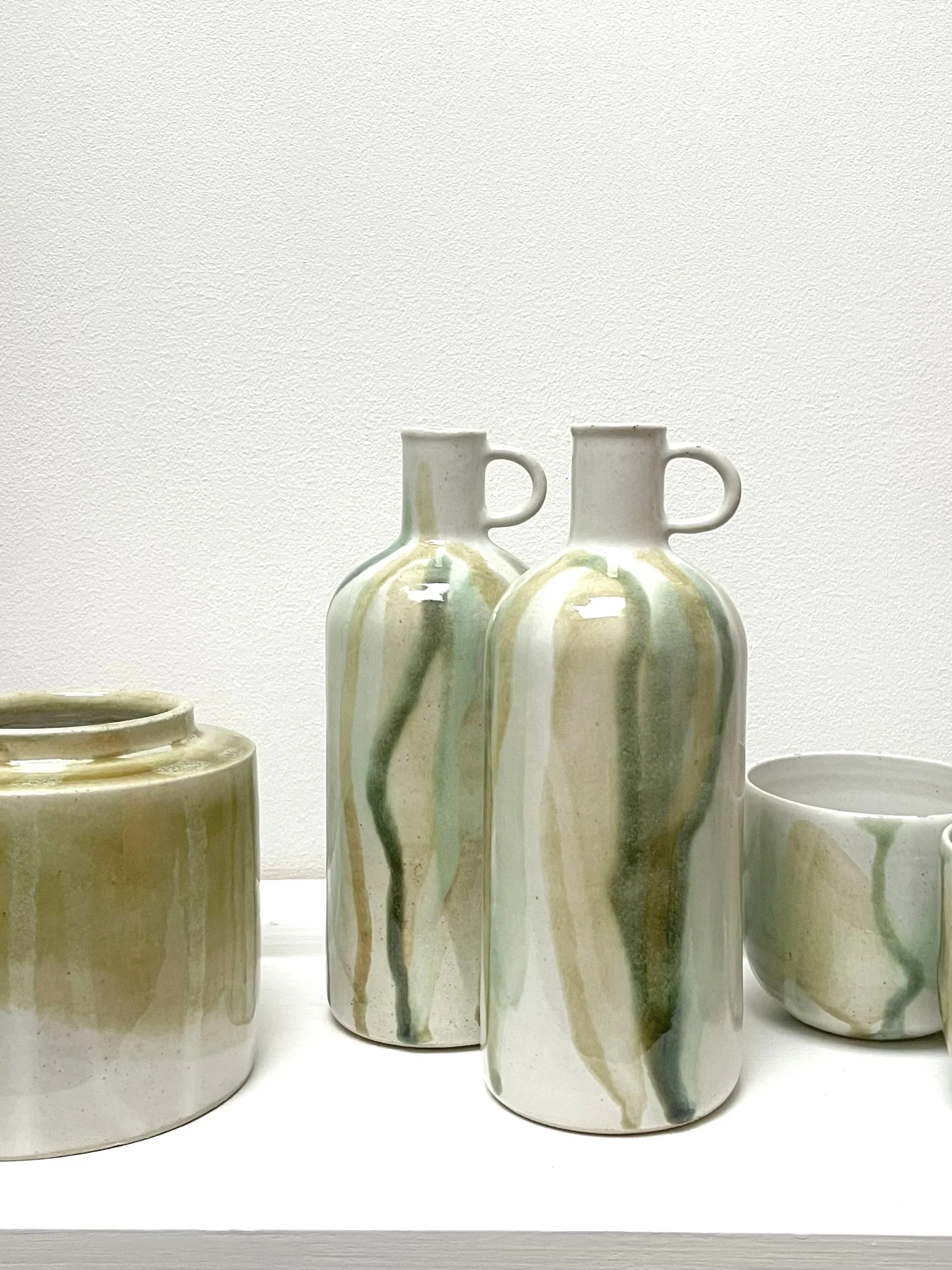 Clay Bottles with Handle