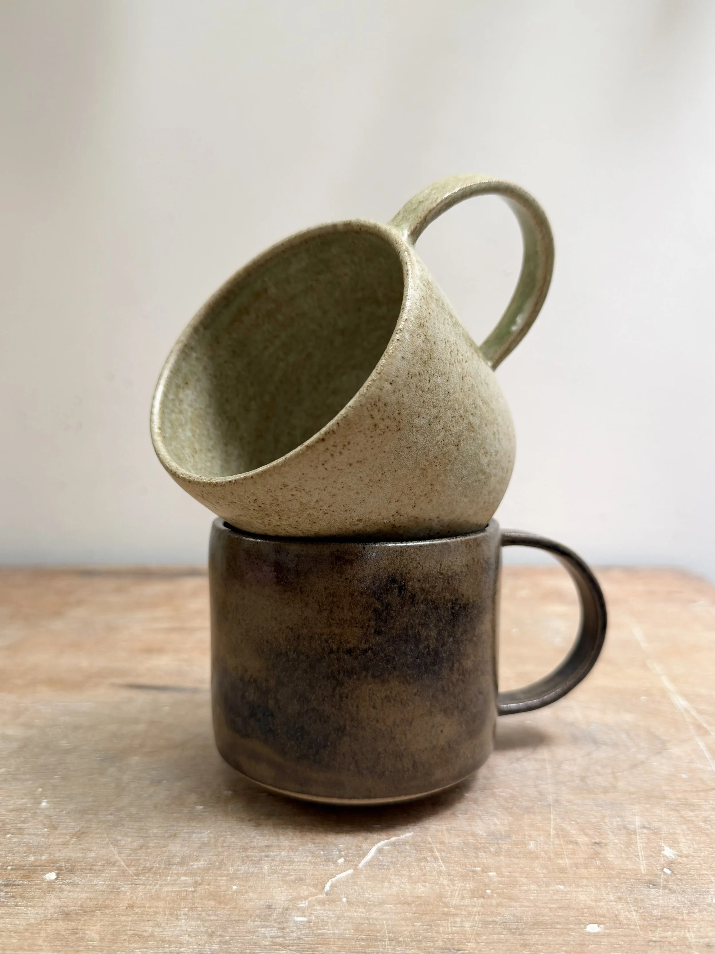 Stoneware Coffee Mugs