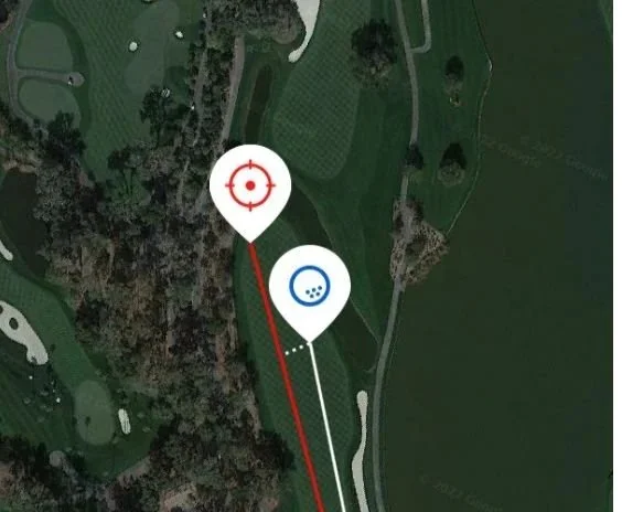 Target Line Off the Tee 