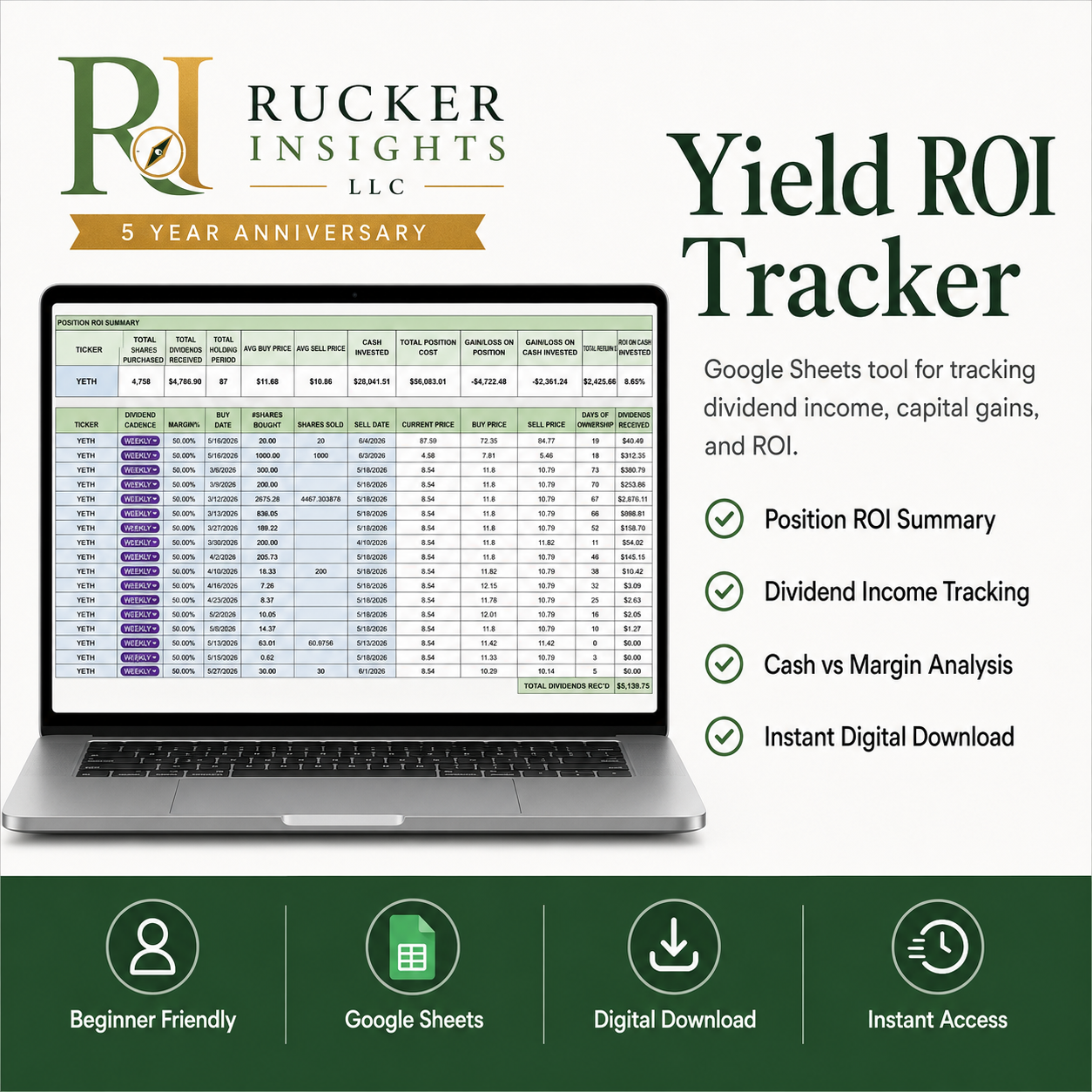 Yield ROI Tracker