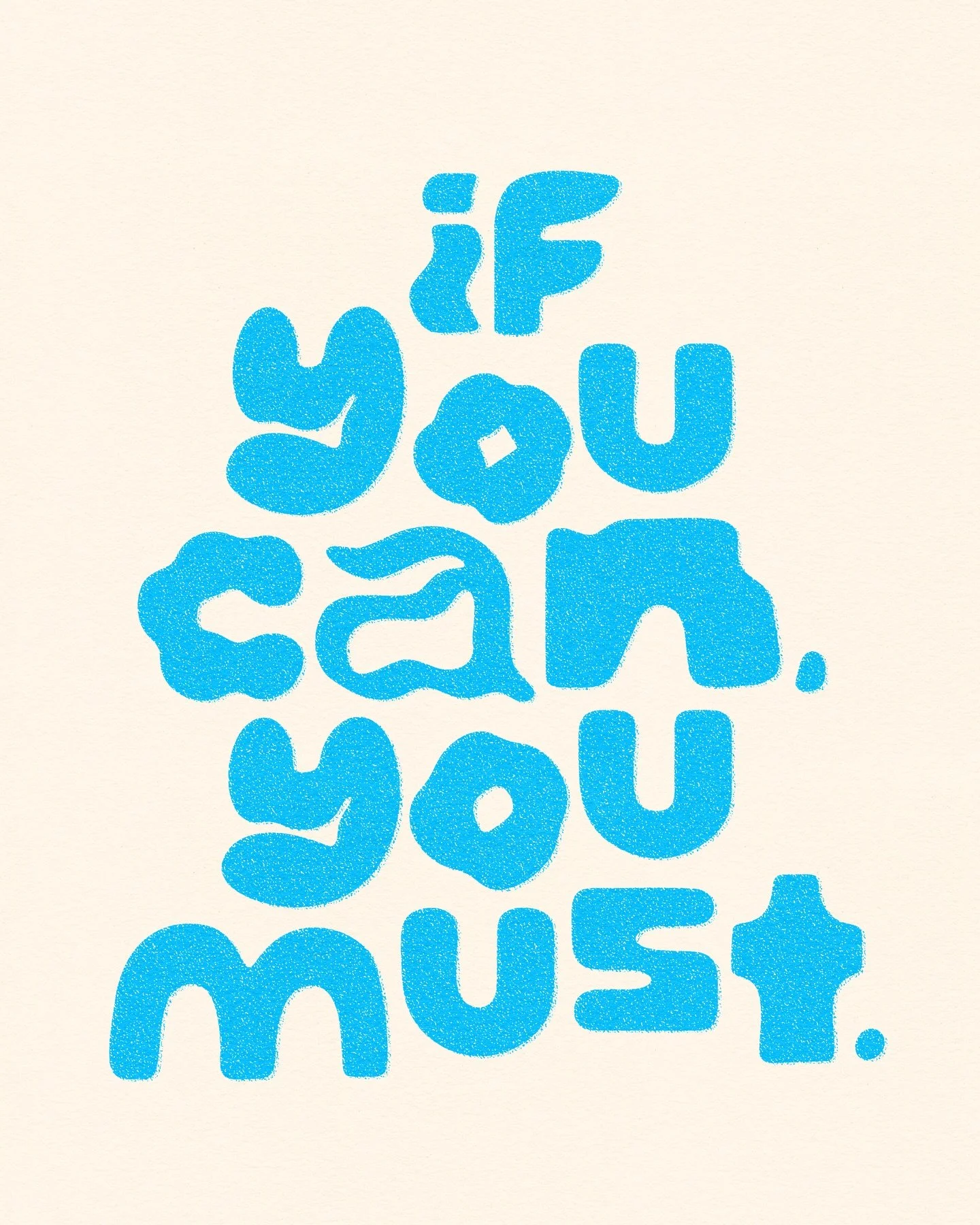 🩵 my late cousin&rsquo;s motto in life - been thinking about her, and this a lot #ifyoucanyoumust