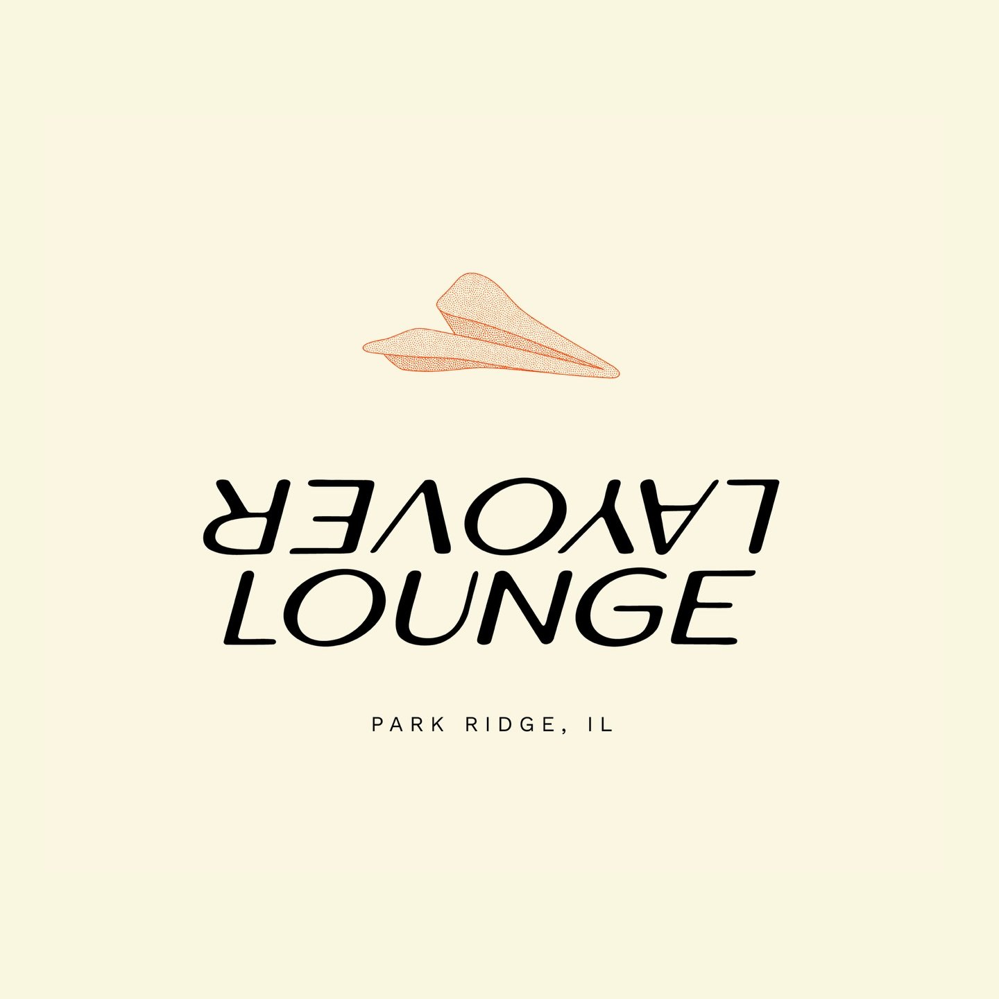 Such a fun logo project for @layover.lounge ✈️