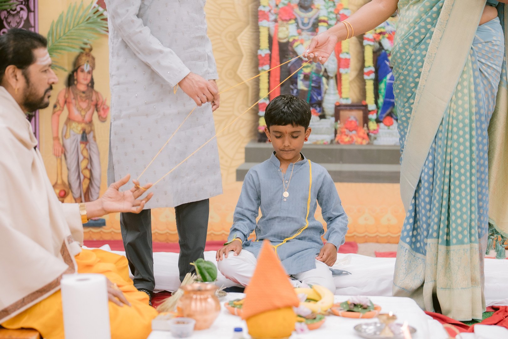 Upanayanam/Thread Ceremony | Veda Temple, Milpitas