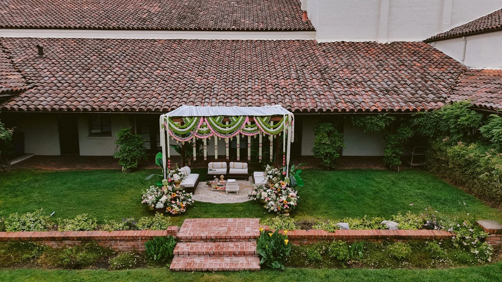 Indian Wedding Decor | Lucie Stern Community Center, Palo Alto, CA