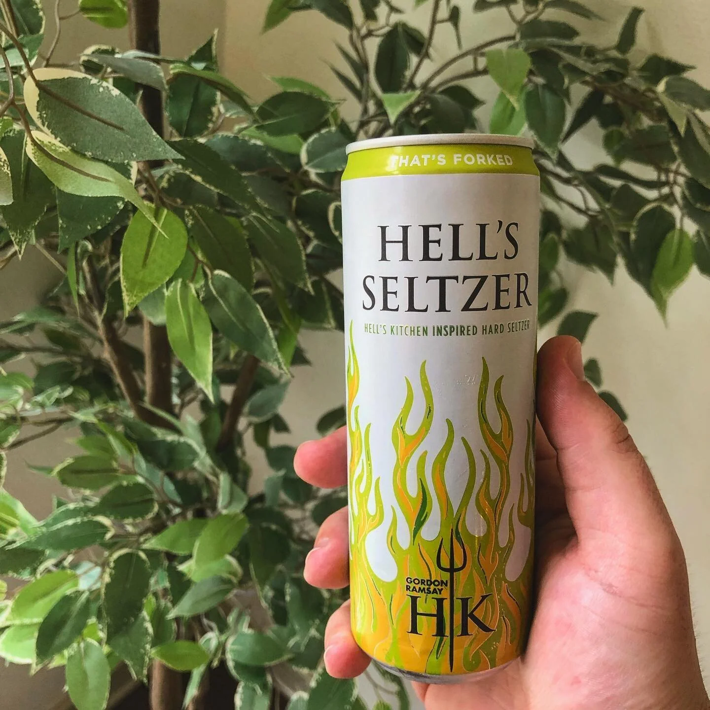 That&rsquo;s Forked seems to go really well with all sorts of home decor.

#drinkhells #hellsseltzer #gordonramsay #hellskitchen #hardseltzer