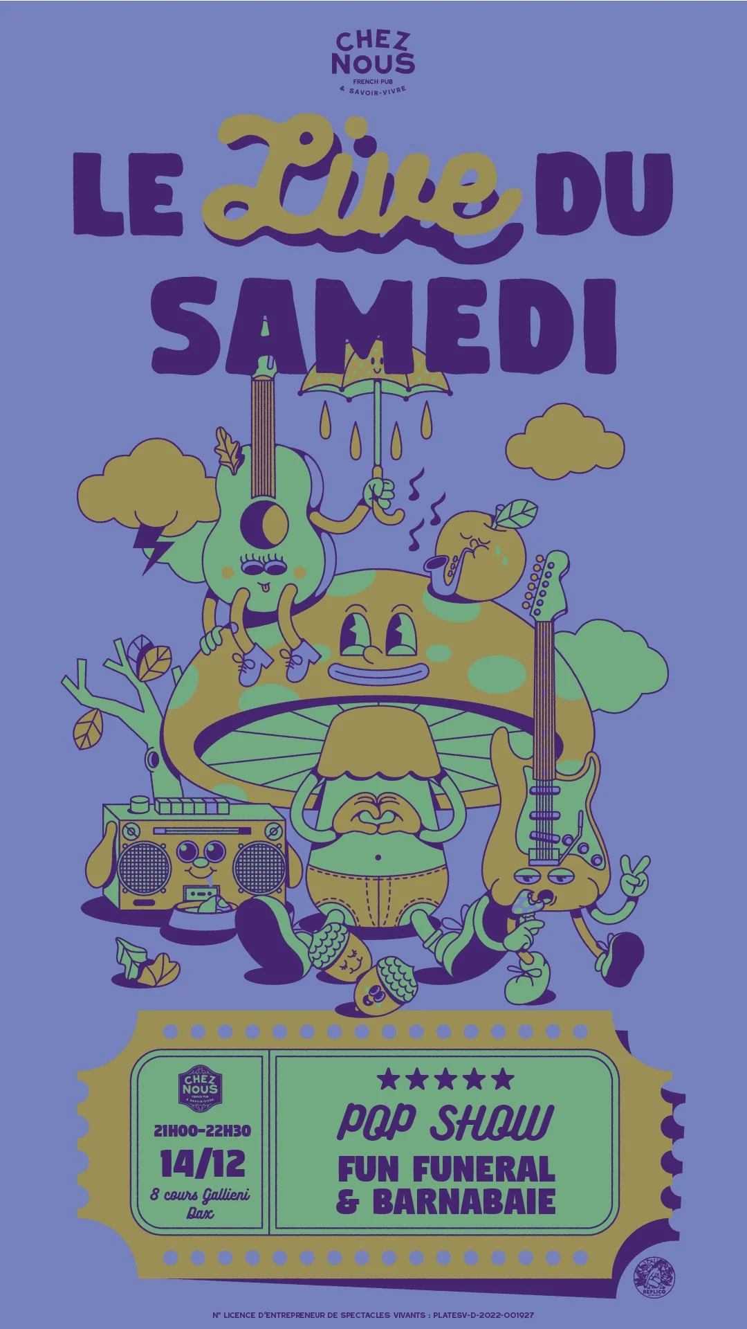 Le LIVE DU SAMEDI - FUN FUNERAL & BARNABAIE