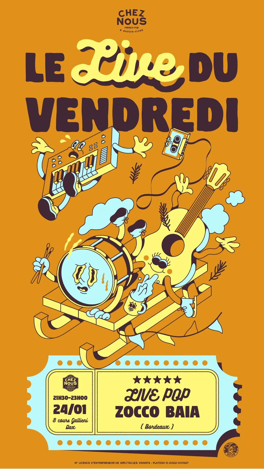LE LIVE DU VENDREDI - ZOCCO BAIA