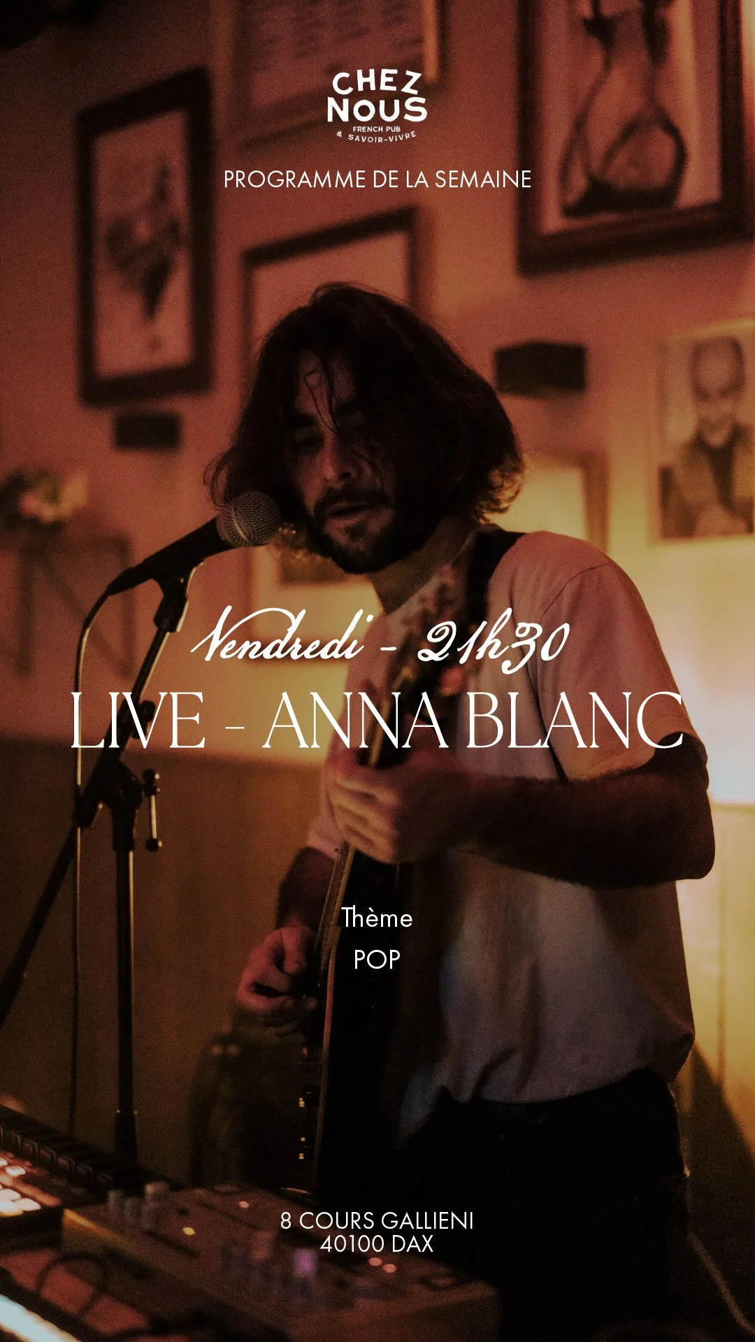 LE LIVE DU VENDREDI - ANNA BLANC