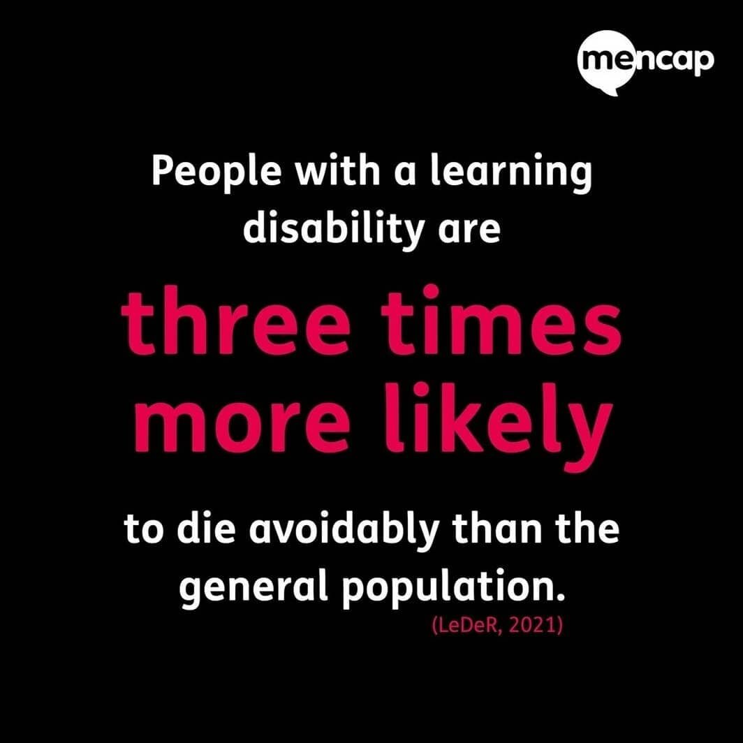 Did you know?

People with a learning disability:

1️⃣ Are dying 25yrs younger on average than the general population.
2️⃣ Who are Asian or Asian British are 8 times more likely to die in early adulthood than people from white British background.
3️⃣
