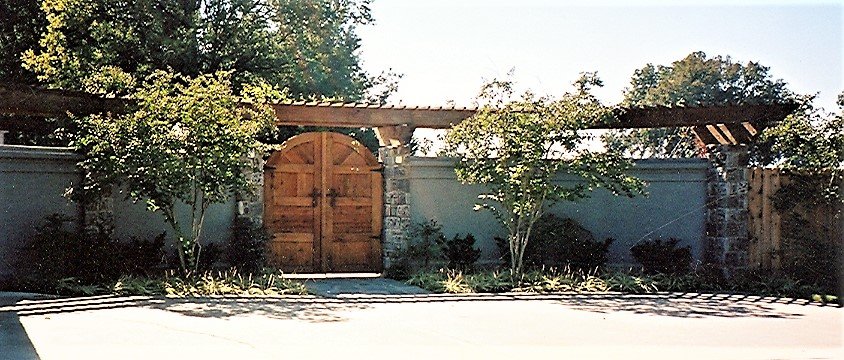 Cedar entry gates
