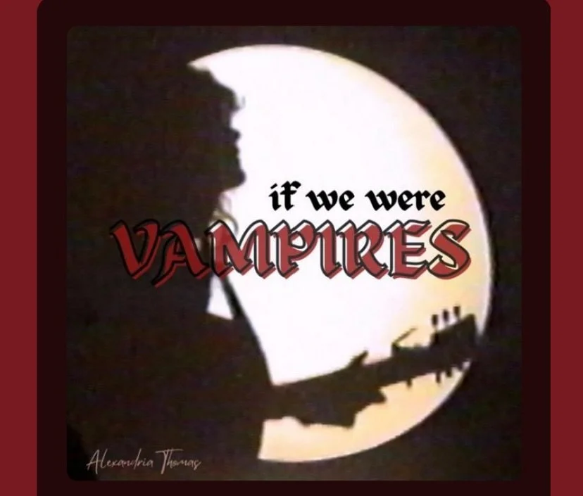 Out Today: If We Were Vampires (cover) by @alexandriathomasmusic /// produced &amp; mixed by me //// asst engineered by @jeddeye77 /// tracked and mixed entirely analog on the tascam porta02 and space echo. This song is so haunting and beautiful and 
