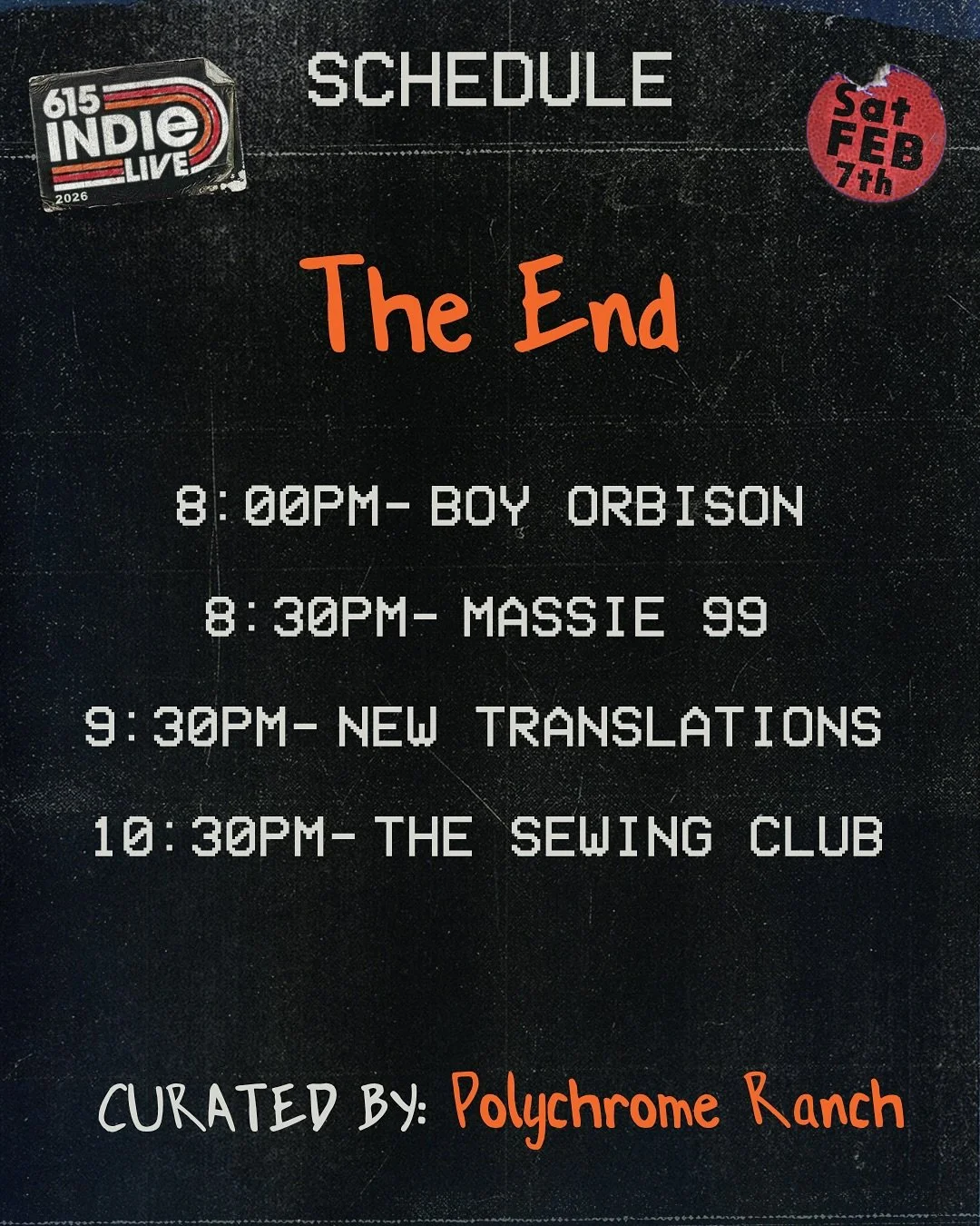 I got asked to curate a stage for @615indielive fest. Benefiting local independent venues, and @wnxpnashville listeners supported radio. I had to get some of my best pals around. I absolutely cannot wait for this. See you in February.