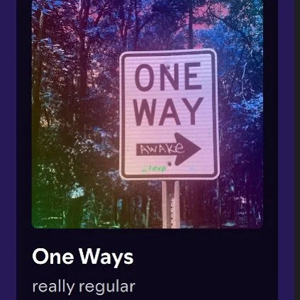 Out Today: One Ways by @reallyregularband /// produced &amp; mixed by me /// asst engineered by @jeddeye77 /// I love that this song was born out of my introduction of these people to @cristinapunzo , the song feels really inspired, the beat and groo