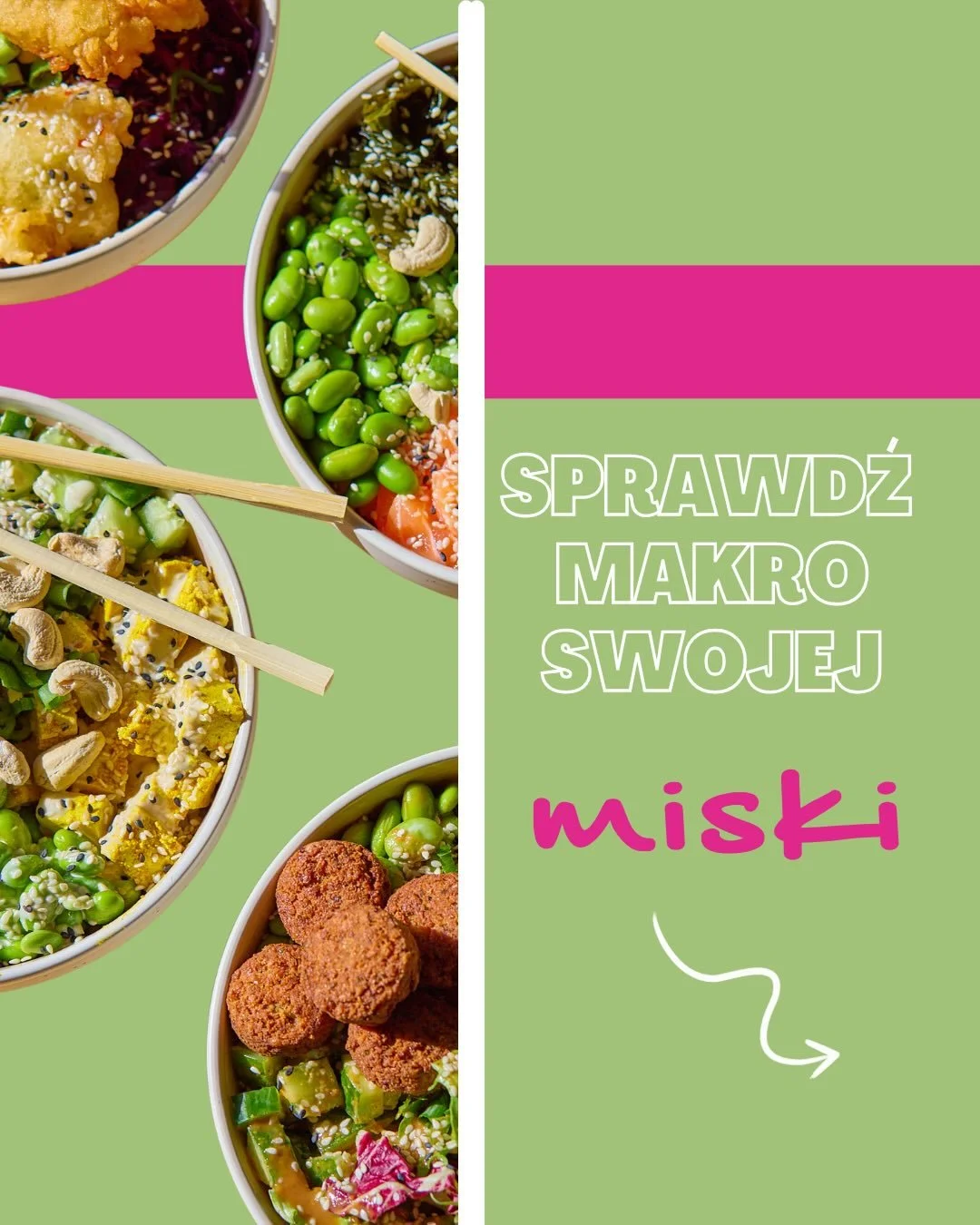 Wychodząc naprzeciw Waszym oczekiwaniom - przygotowaliśmy zestawienie makro naszych misek ✨
Jeśli liczycie KCAL, ilość białka w diecie, lub po prostu jesteście fanami świadomego odżywania - ten post na pewno będzie pomocny 👋🏻

Przypniemy go w wyr&o