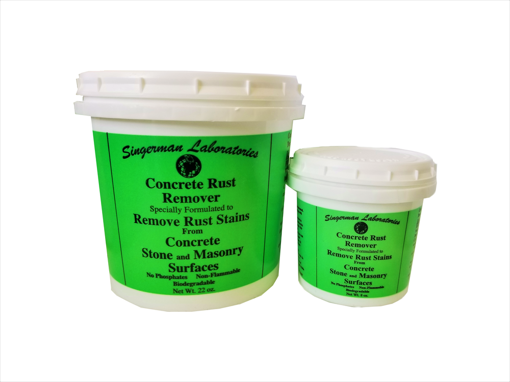 Rust Remover for Concrete SAMPLE SIZE — Singerman Laboratories
