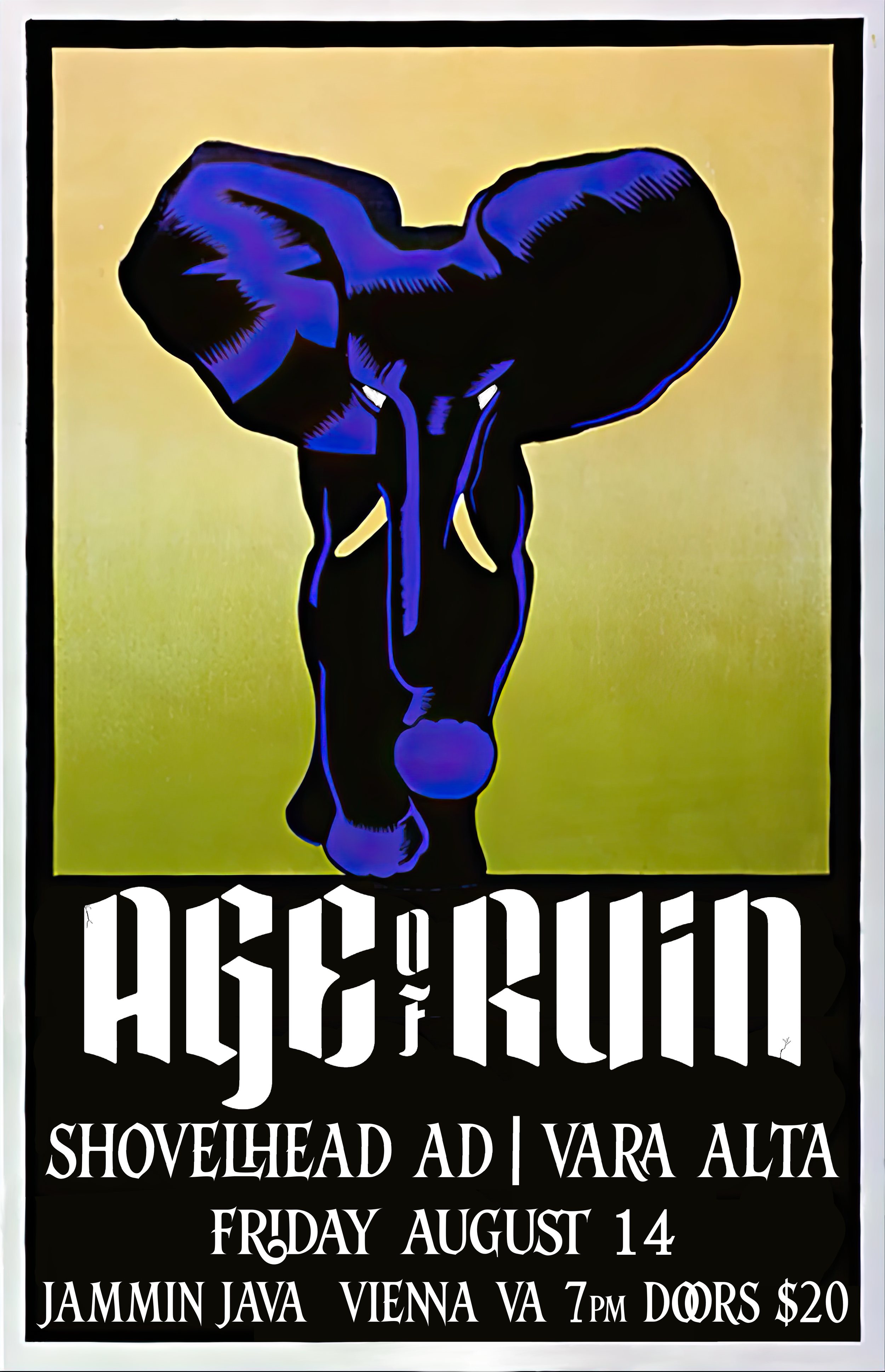 Click to buy tickets! (this is an image of a poster announcing a heavy metal show in Vienna VA)