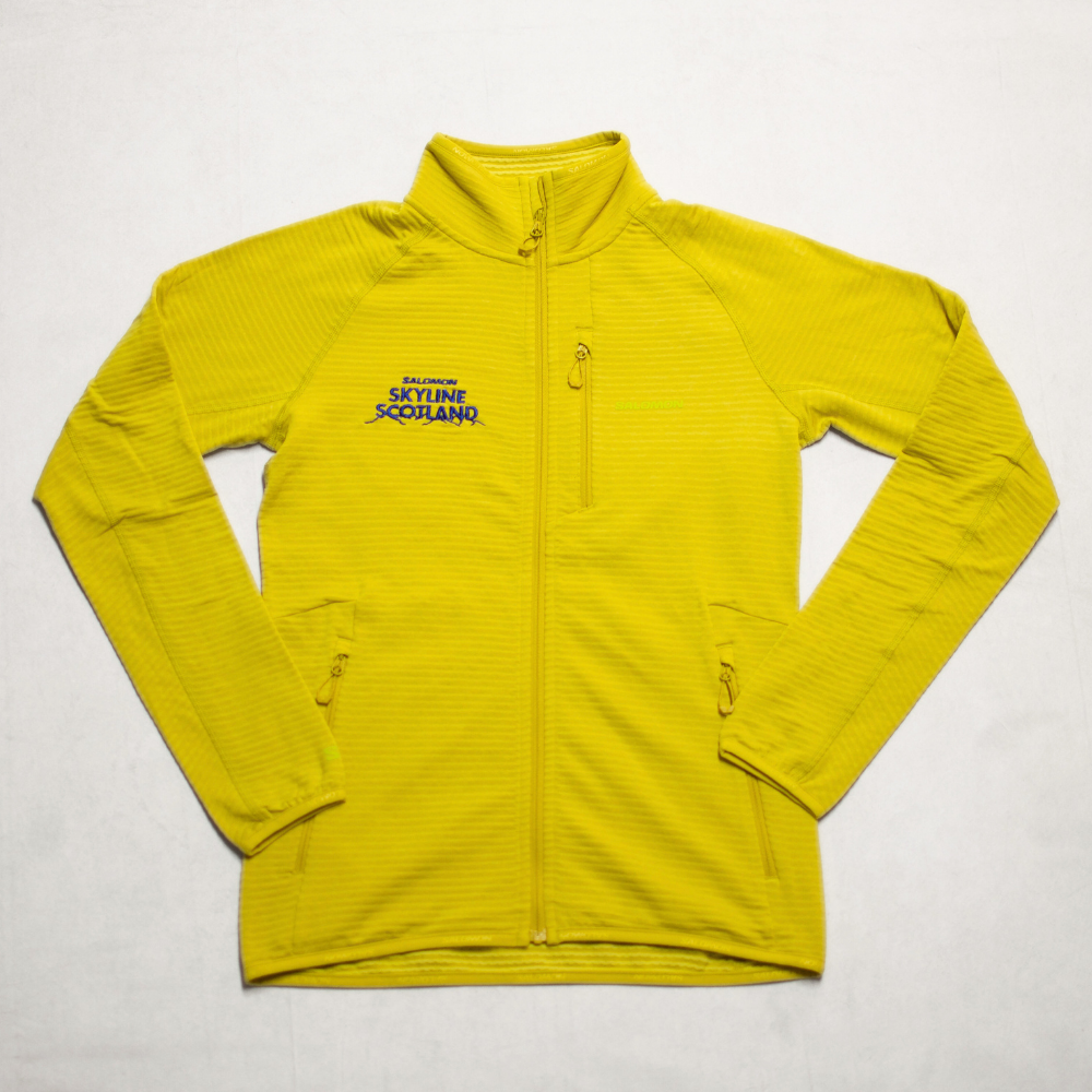 Exclusive Salomon Skyline Scotland® 2025 Women’s ESSENTIAL LIGHTWARM Full Zip Midlayer -  Cress Green