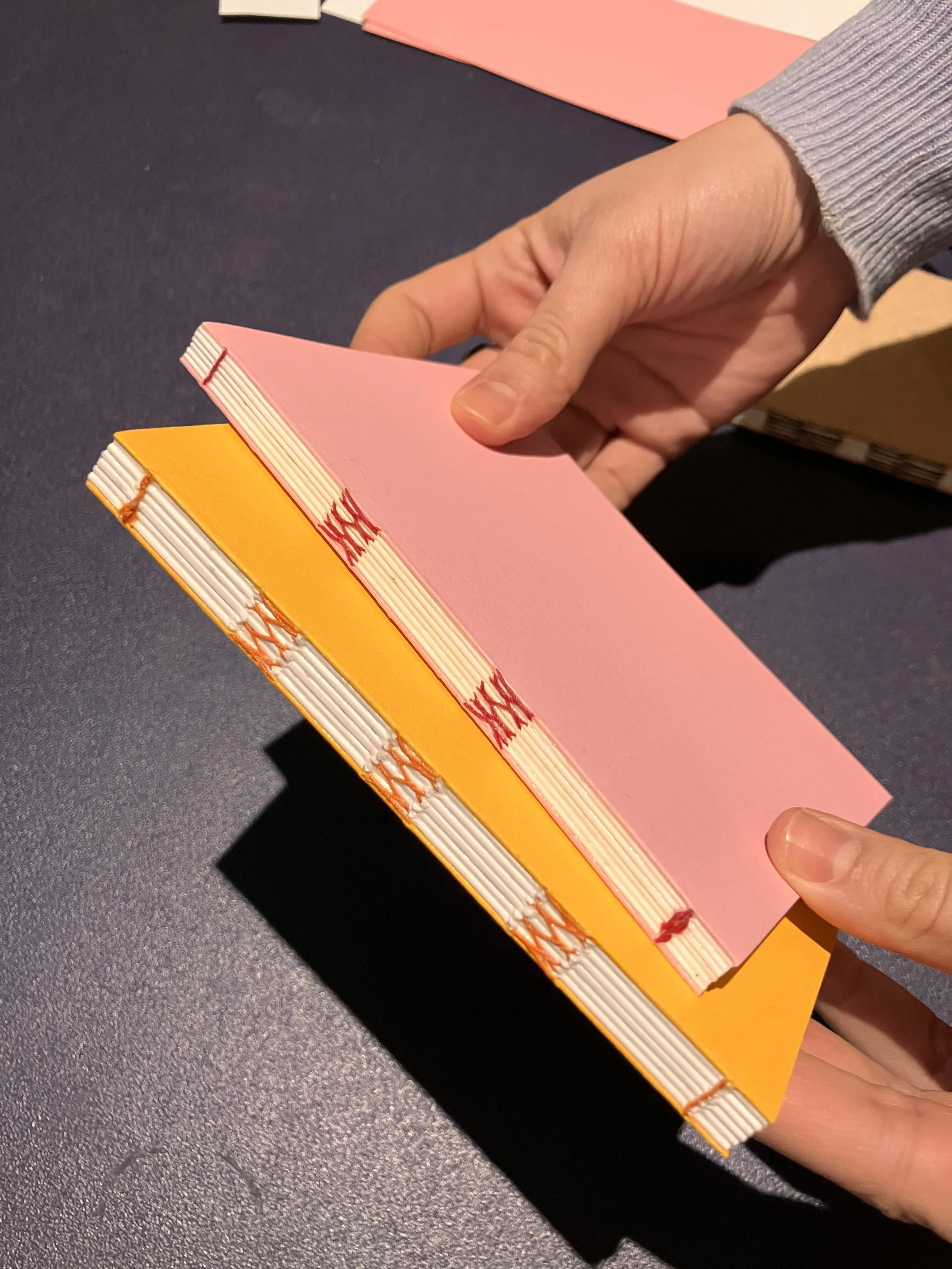 bookbinding nr°2 / nid d’abeille 