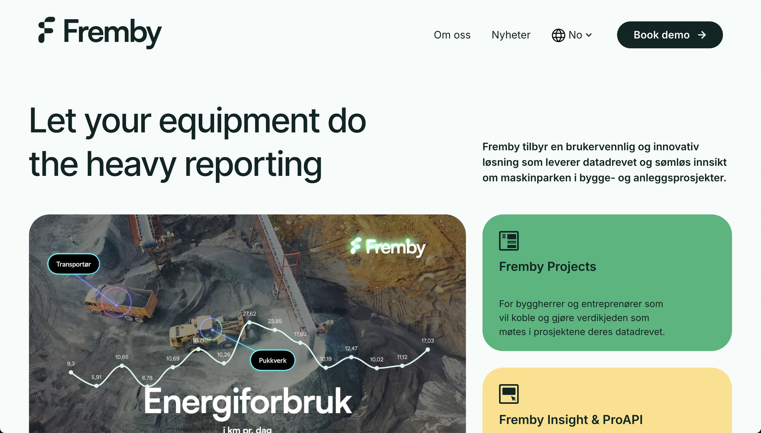 Fremby emissions tracking SaaS for construction