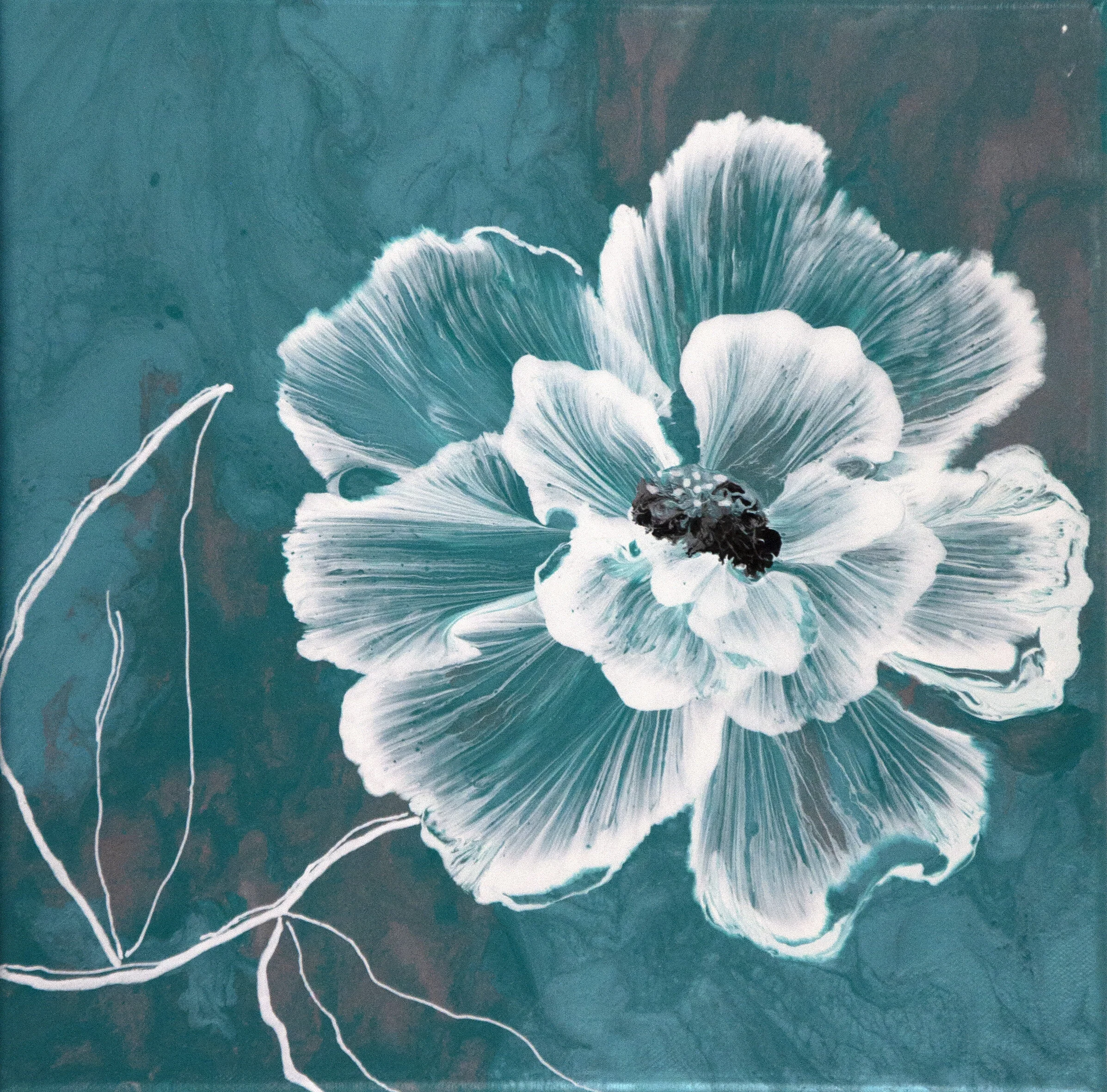 Turquoise Flower
-SOLD