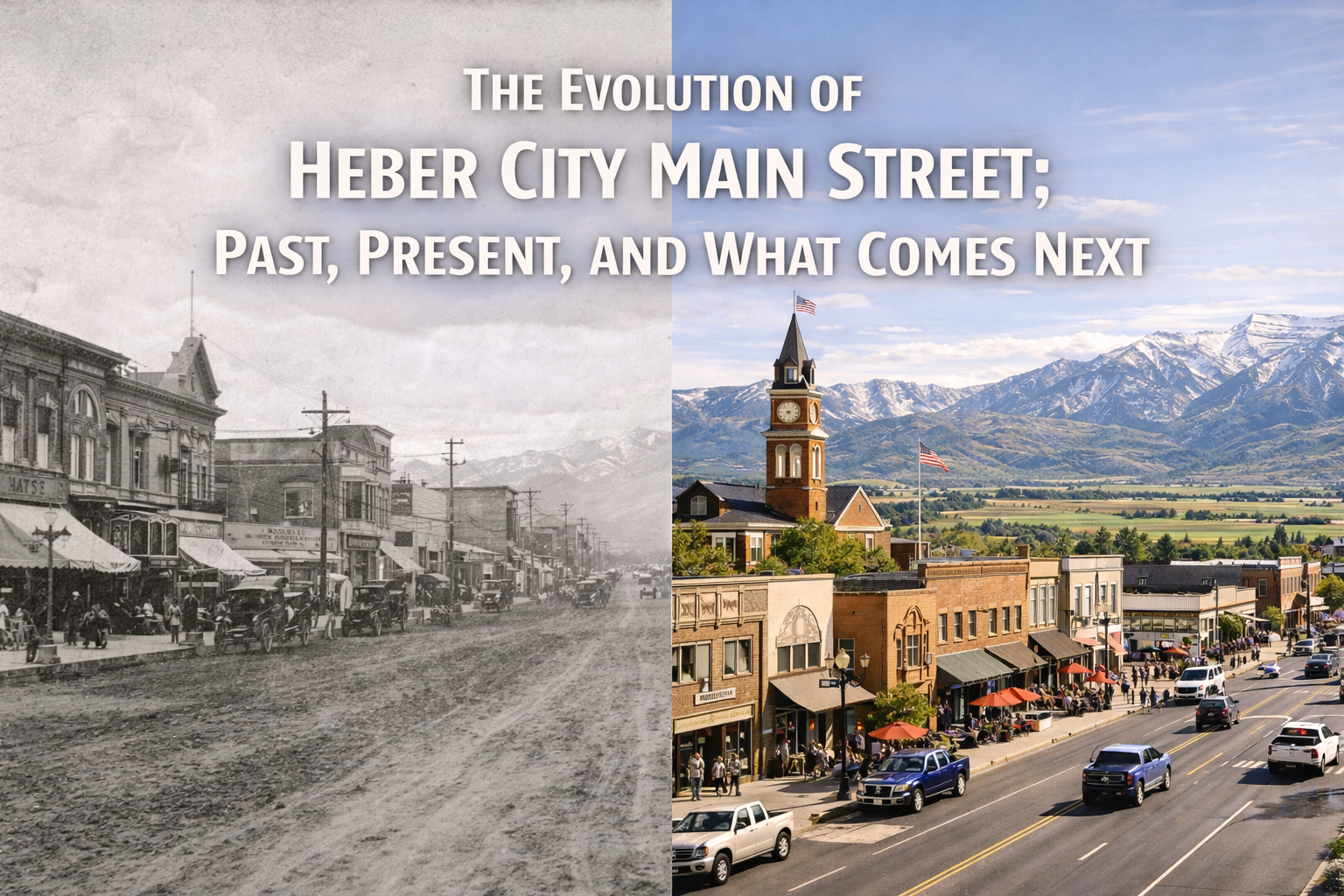 The Evolution of Heber City Main Street: Past, Present, and What Comes Next