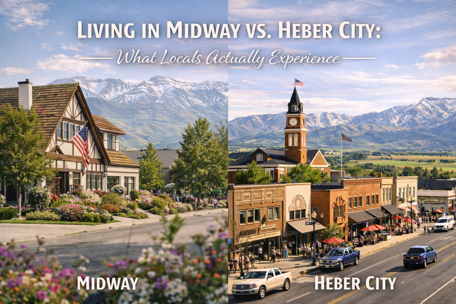 Living in Midway vs. Heber City: What Locals Actually Experience