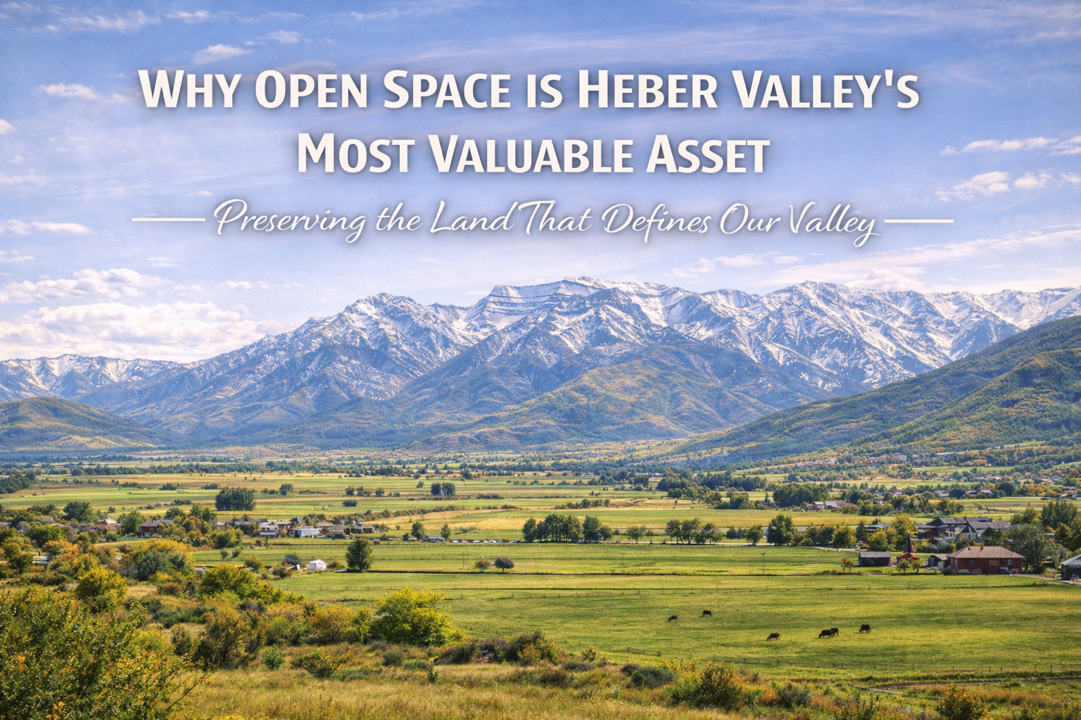 Why Open Space Is Heber Valley’s Most Valuable Asset