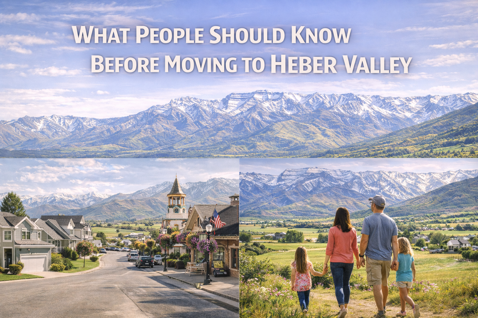 What People Should Know Before Moving to Heber Valley
