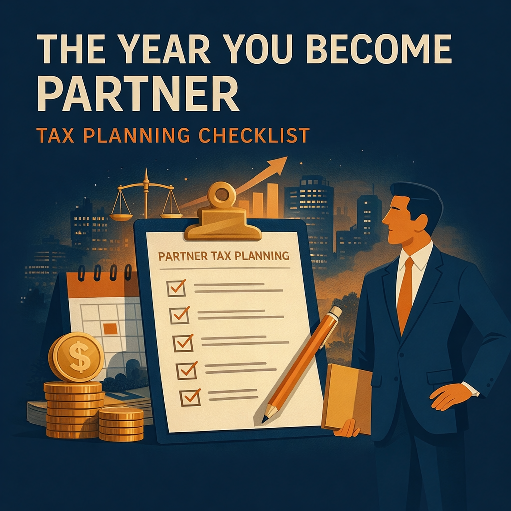 The Year You Become Partner: Tax Planning Checklist