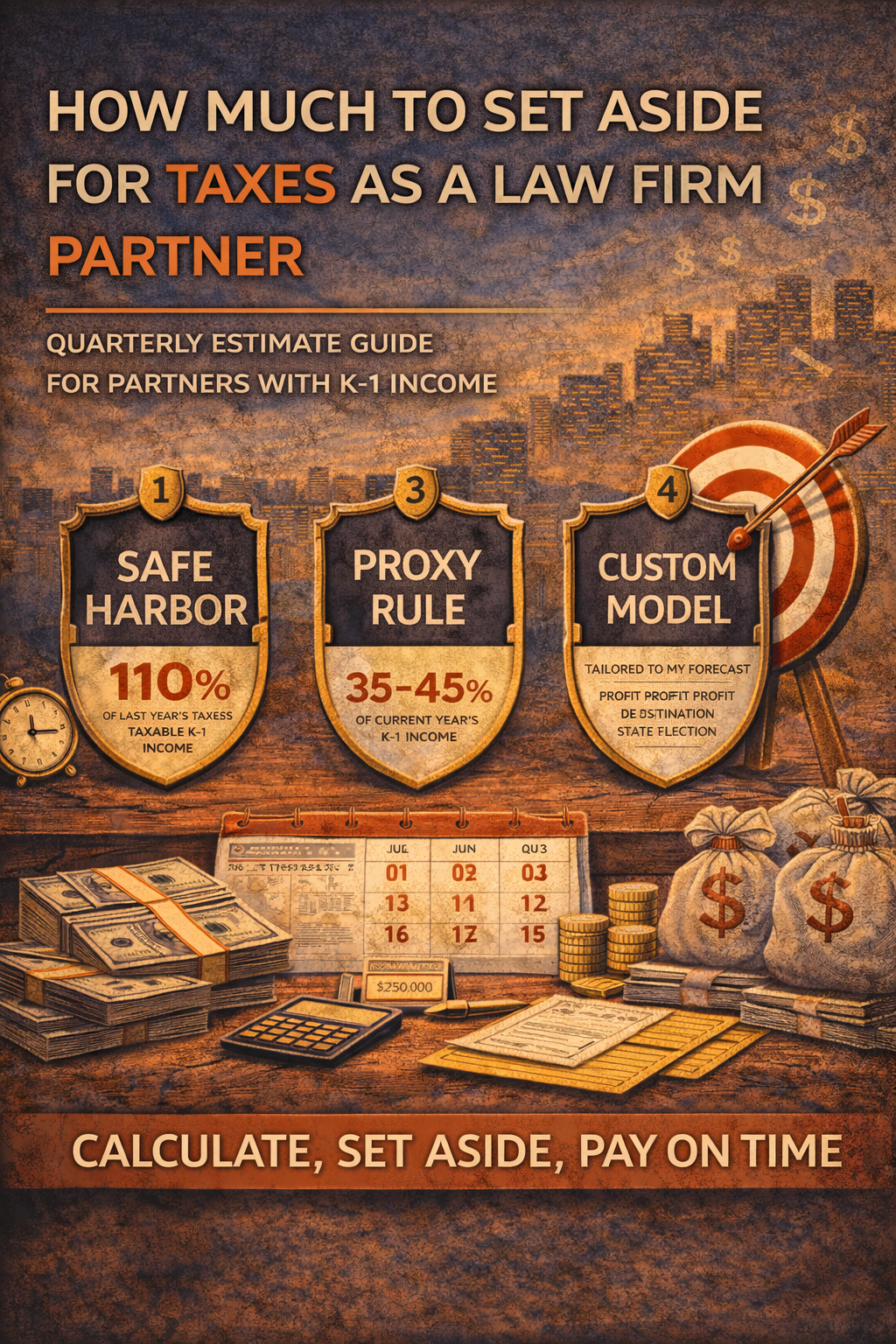 How Much to Set Aside for Taxes as a Partner