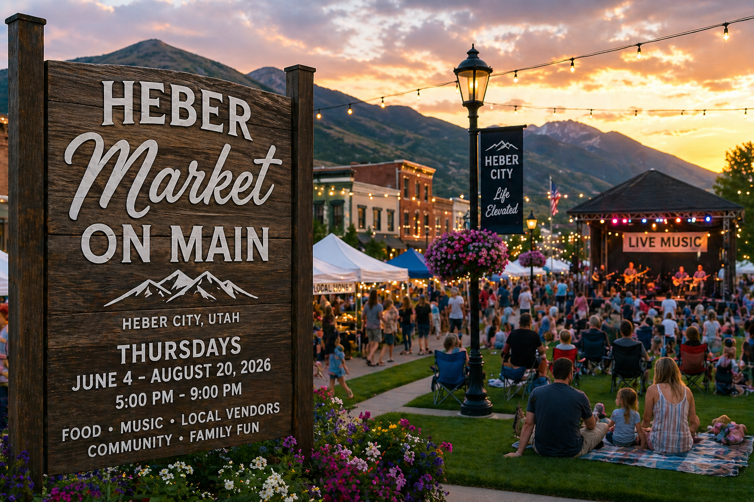 Why Heber Market on Main Is the Summer Tradition Heber City Needs