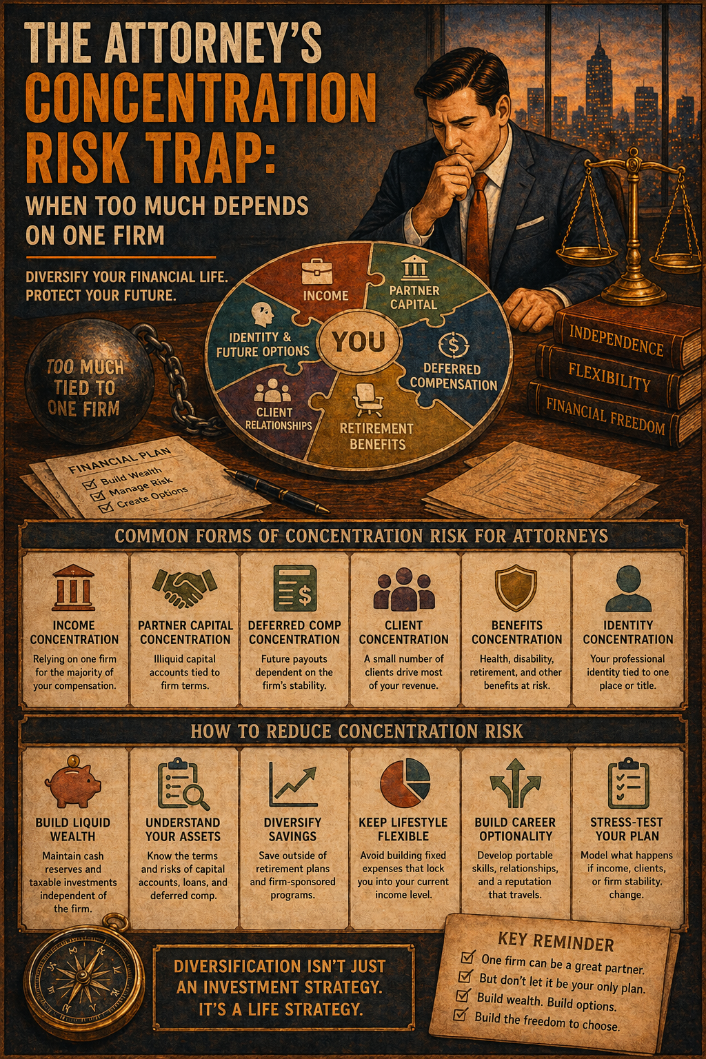 The Attorney’s Concentration Risk Trap: When Too Much of Your Financial Life Depends on One Firm