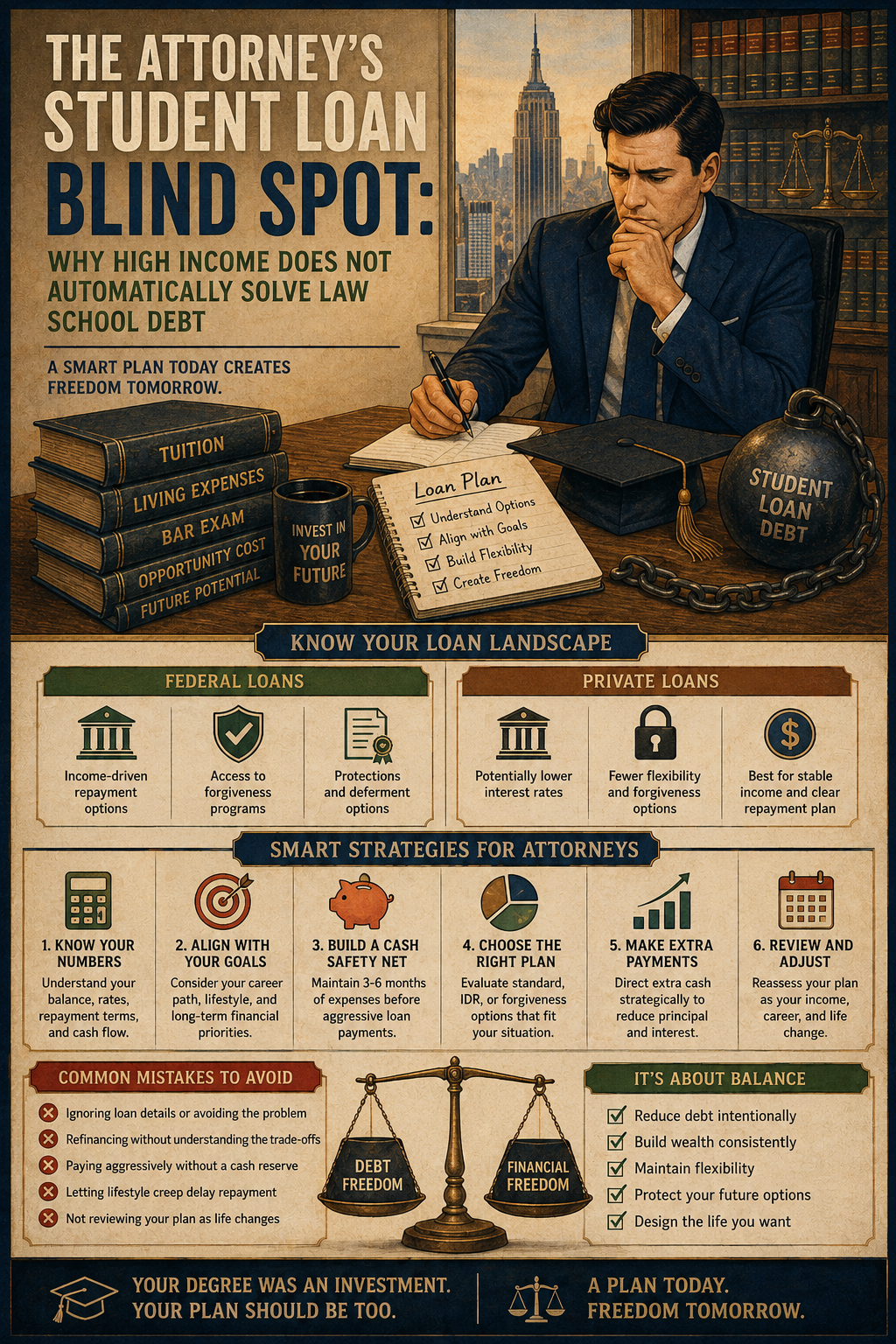 The Attorney’s Student Loan Blind Spot: Why High Income Does Not Automatically Solve Law School Debt