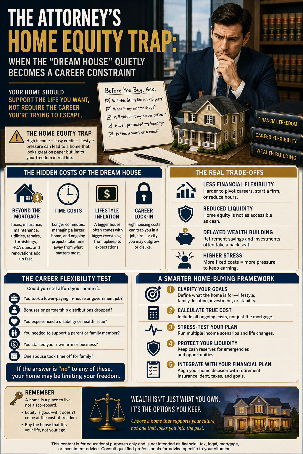 The Attorney’s Home Equity Trap: When the “Dream House” Quietly Becomes a Career Constraint