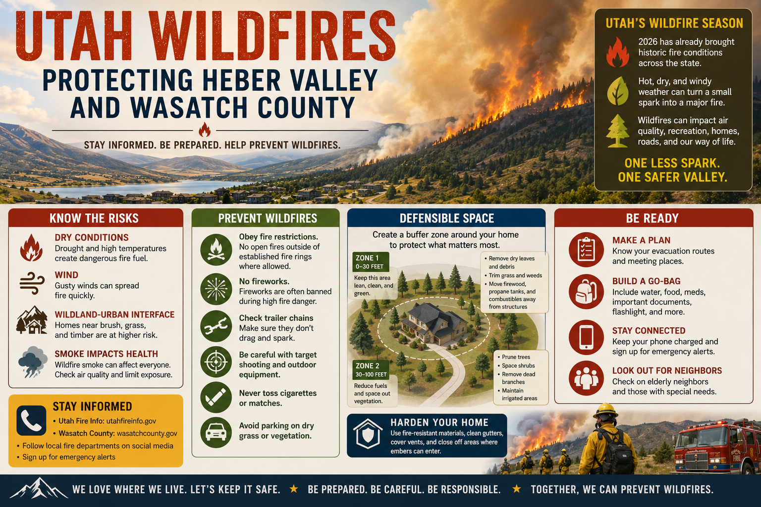 Utah Wildfires and Heber Valley: What Wasatch County Residents Should Know This Summer