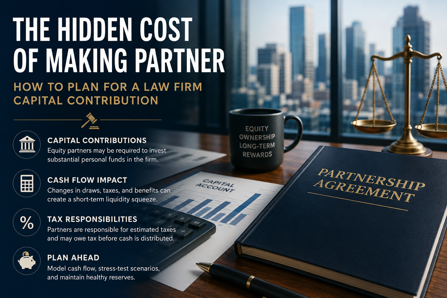 The Hidden Cost of Making Partner: How to Plan for a Law Firm Capital Contribution
