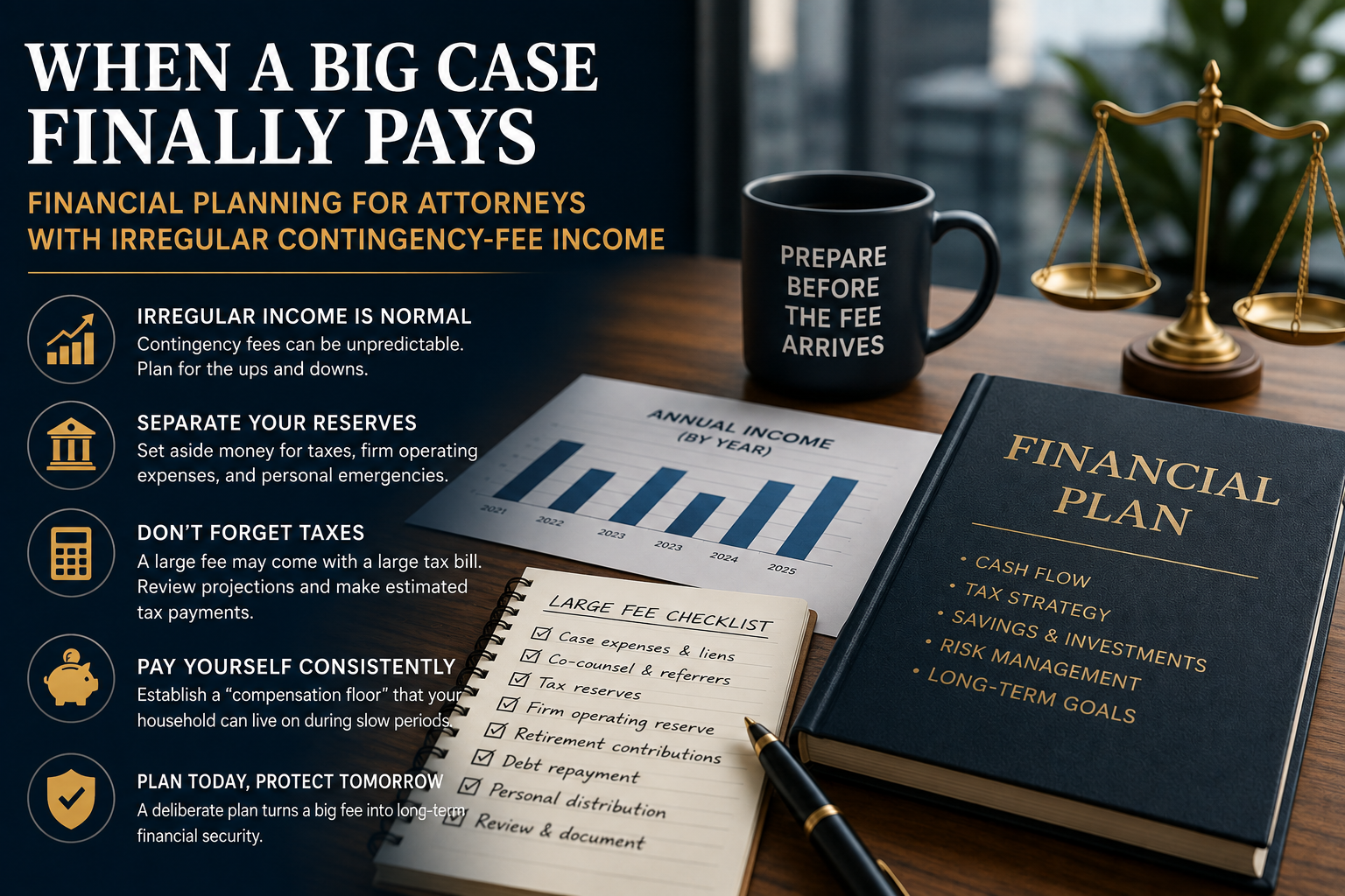 When a Big Case Finally Pays: Financial Planning for Attorneys With Irregular Contingency-Fee Income