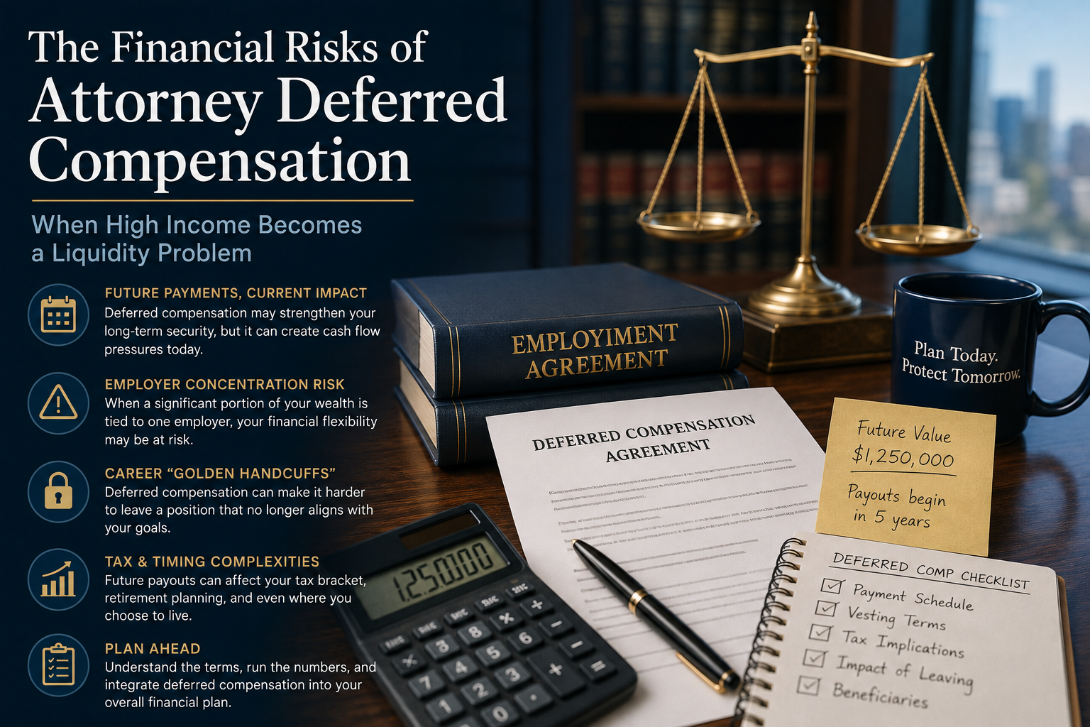 The Financial Risks of Attorney Deferred Compensation: When High Income Becomes a Liquidity Problem