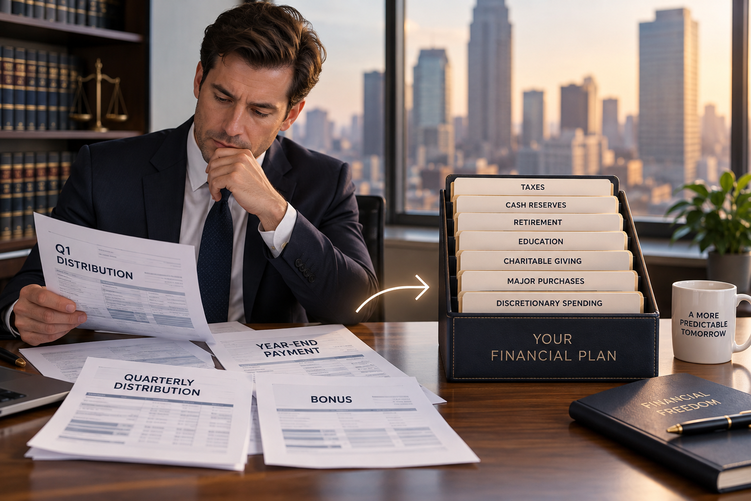 The Partner Paycheck Problem: Financial Planning When Your Law Firm Income Arrives in Lumps