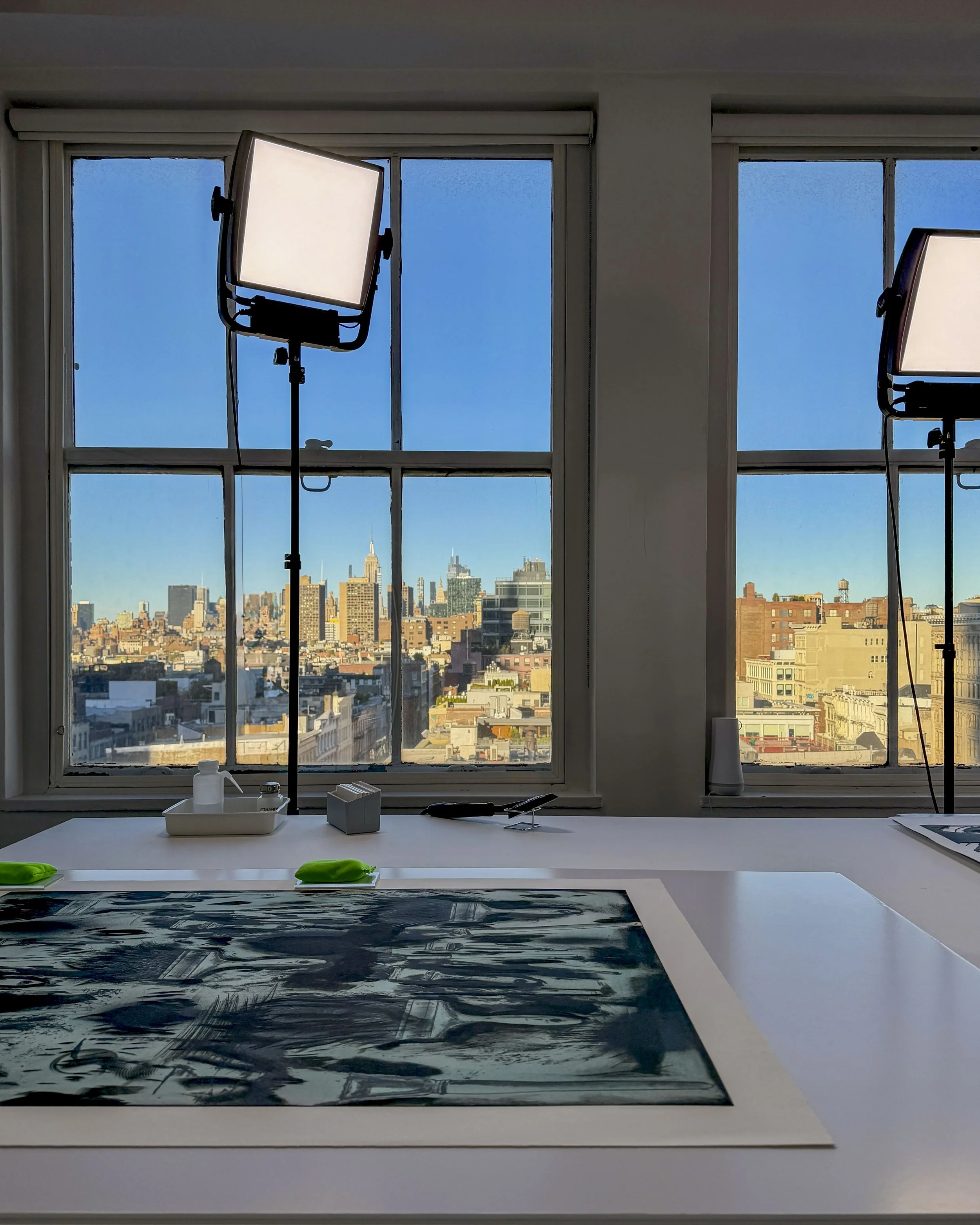 The Novak Studios conservation studio at 401 Broadway, New York