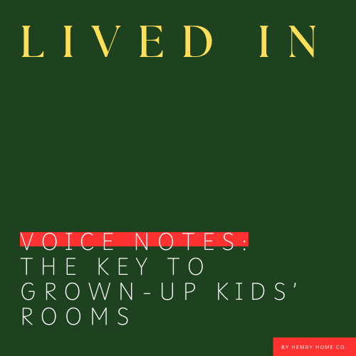 The Key to Grown-up Kids’ Rooms