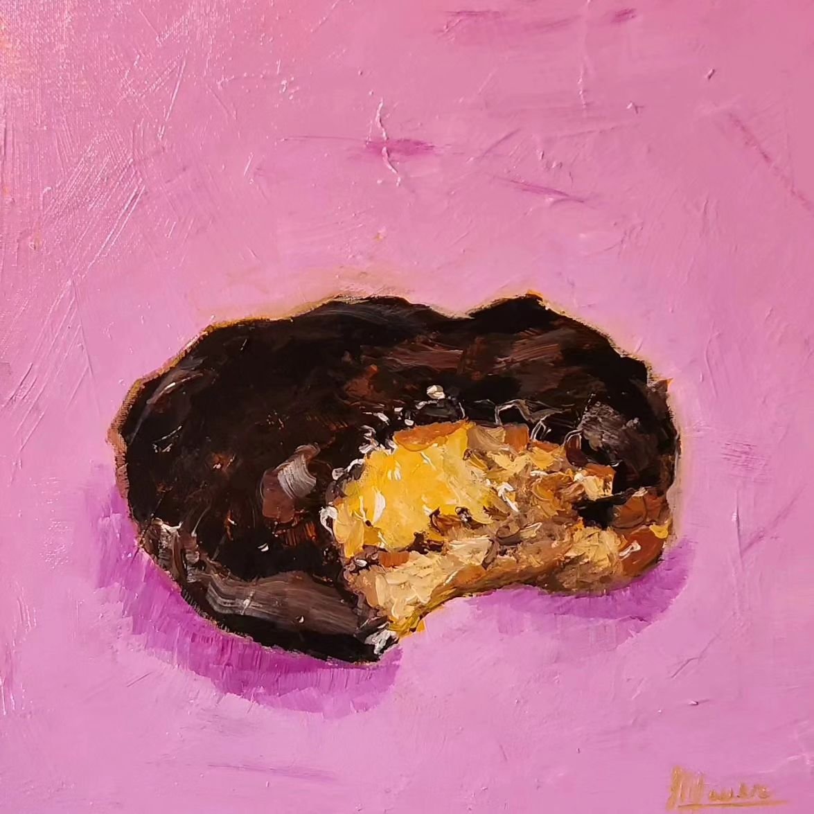 The first Boston cream I ever painted! 😋 🍩  Available for a sweet home. Head over to my website and check out all the delicious updates, including my December Donation!

10% of all sales and 20% of pet portraits will be donated to the Humane Societ