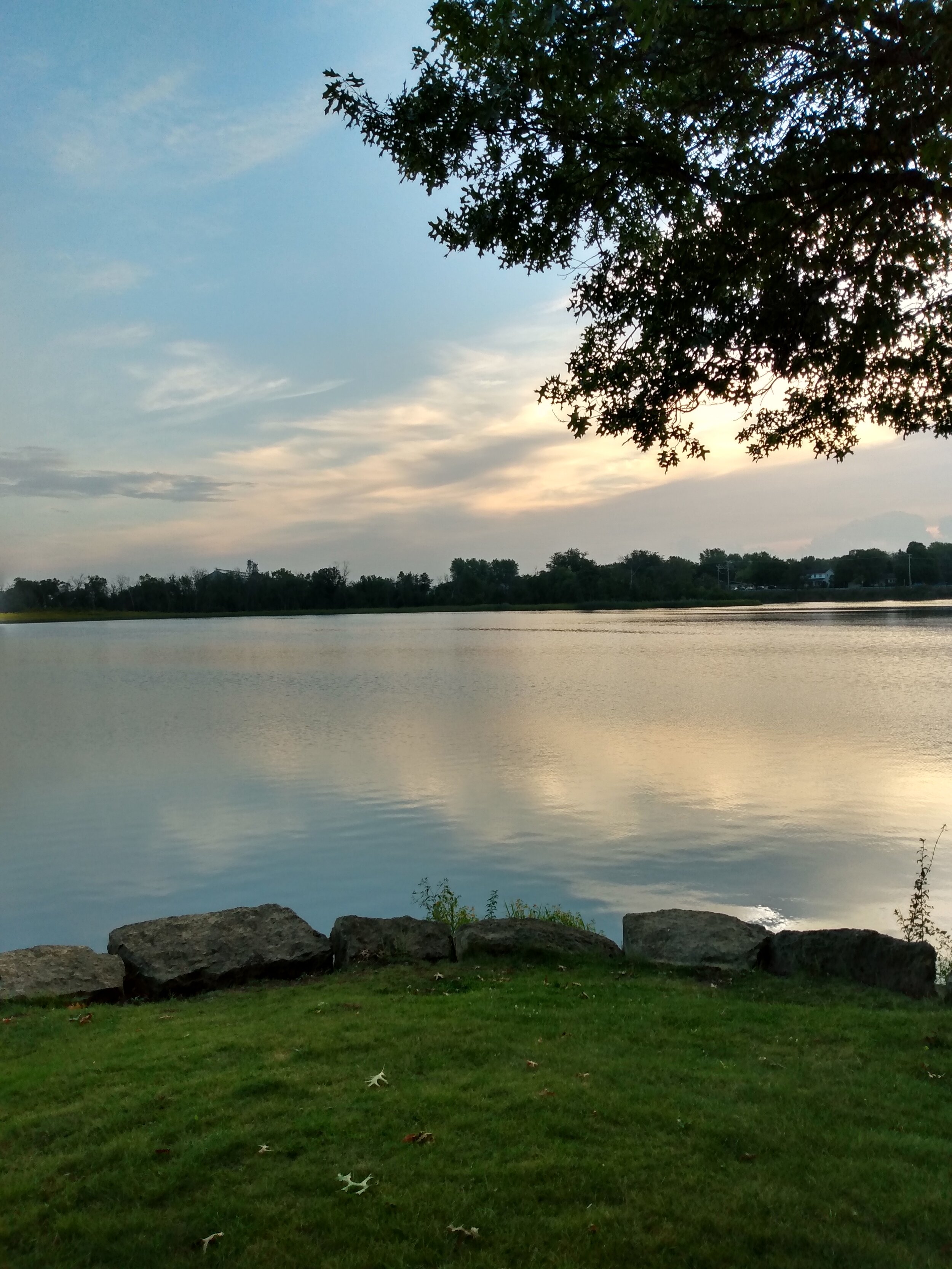The lake near my home helps keep me sane with its beautiful tranquility. Photo by Ame Vanorio