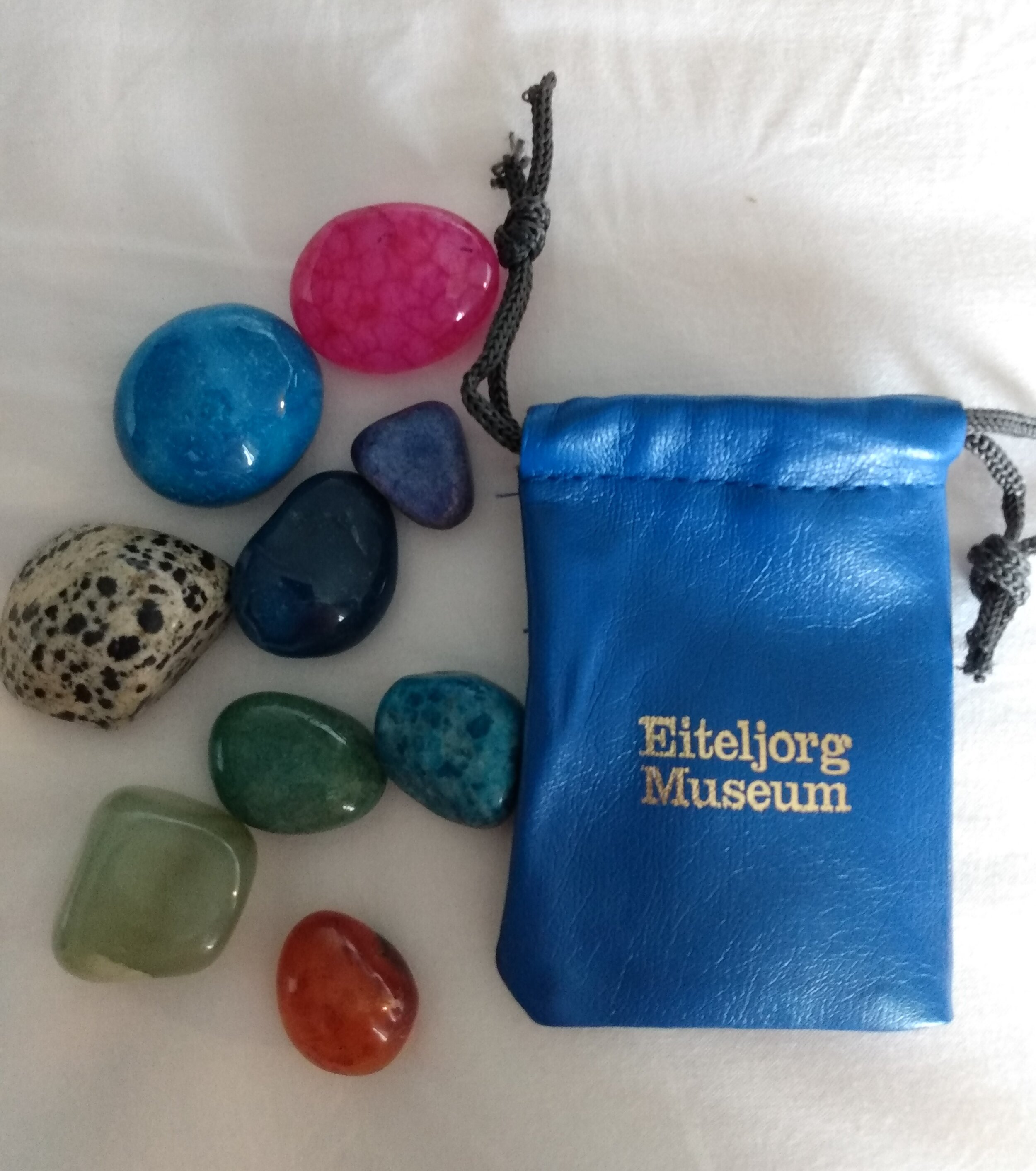 I absolutely love when you go to a museum or local attraction and you can fill a small bag with your choice of stones! This was my fun haul from this summer’s visit to the Eiteljorg Native American Art Museum. It’s a fabulous place! Photo by author.