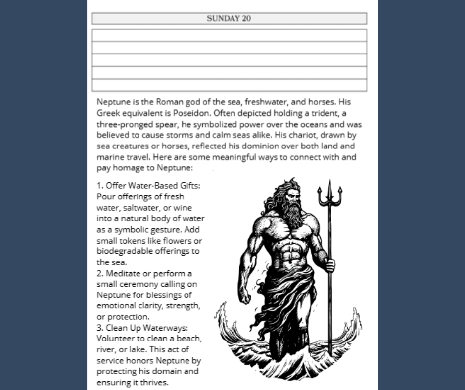2025 Pagan Datebook PDF — Celebrate Pagan Holidays