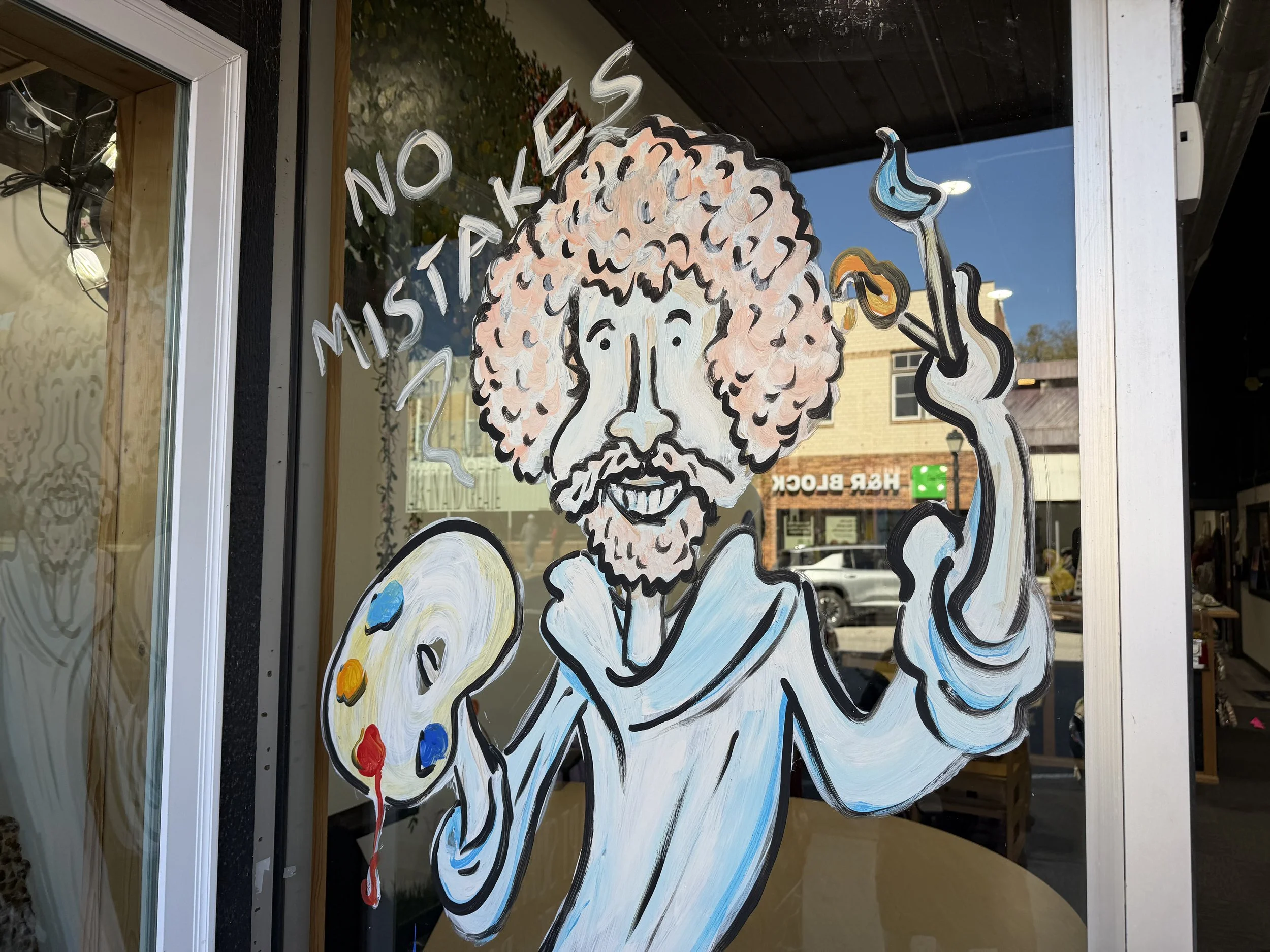 Bob Ross at Self Expressions Gallery Nebraska City Nebraska.jpg