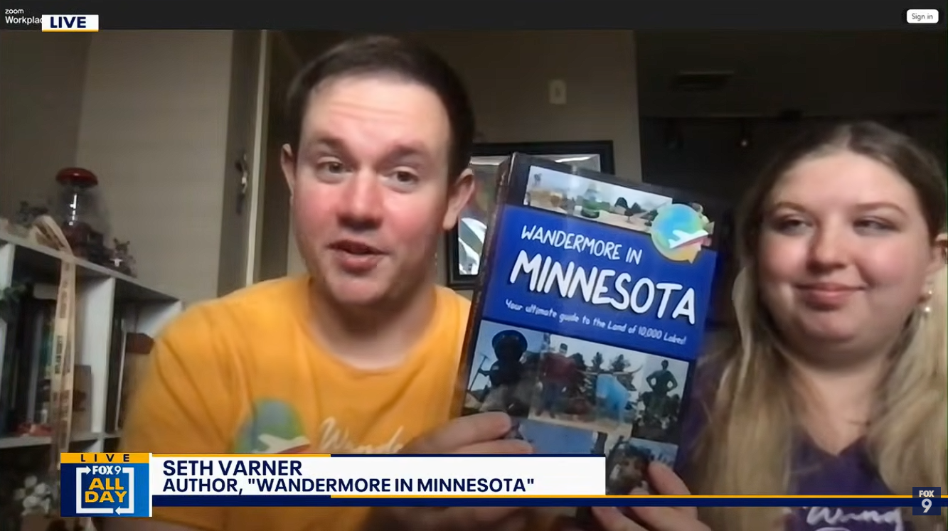 1/1/26; FOX 9 Minneapolis-St. Paul (TV): Author visits every city in Minnesota