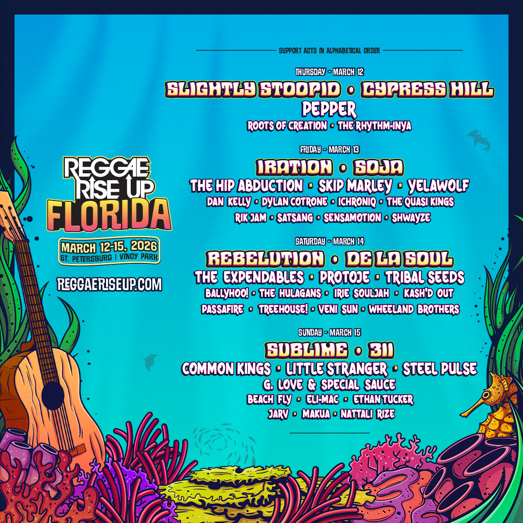 Reggae Live: Reggae Rise Up Florida 2026 Delivers Heavy Bass by the Bay